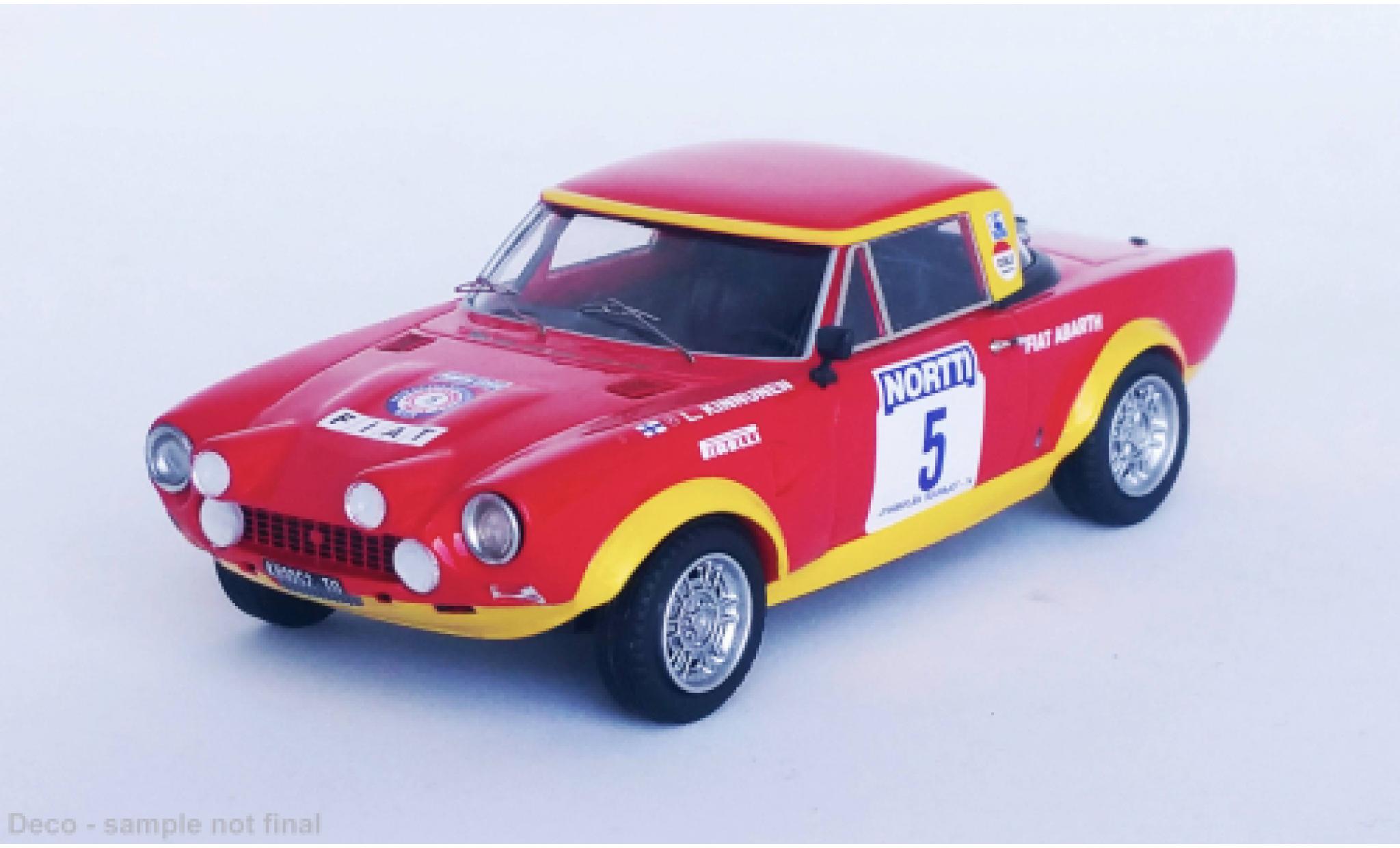 Fiat 124 1/43 Trofeu Abarth Rallye No.5 Rallye WM Rallye Finnland 1974 modelauto