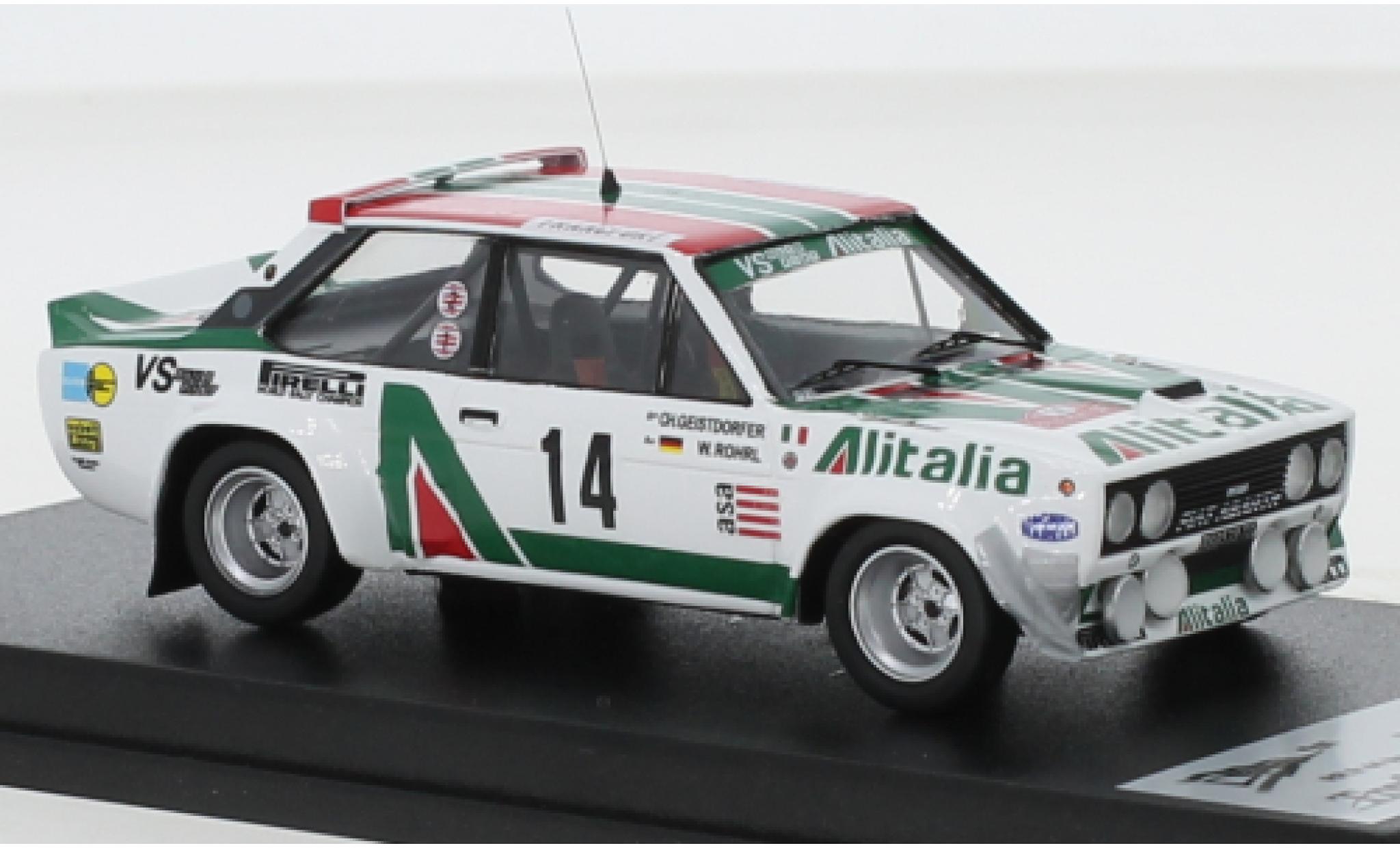 Fiat 131 1/43 Trofeu Abarth No.14 Alitalia Alitalia Rallye WM Rallye Monte Carlo 1979 modelauto
