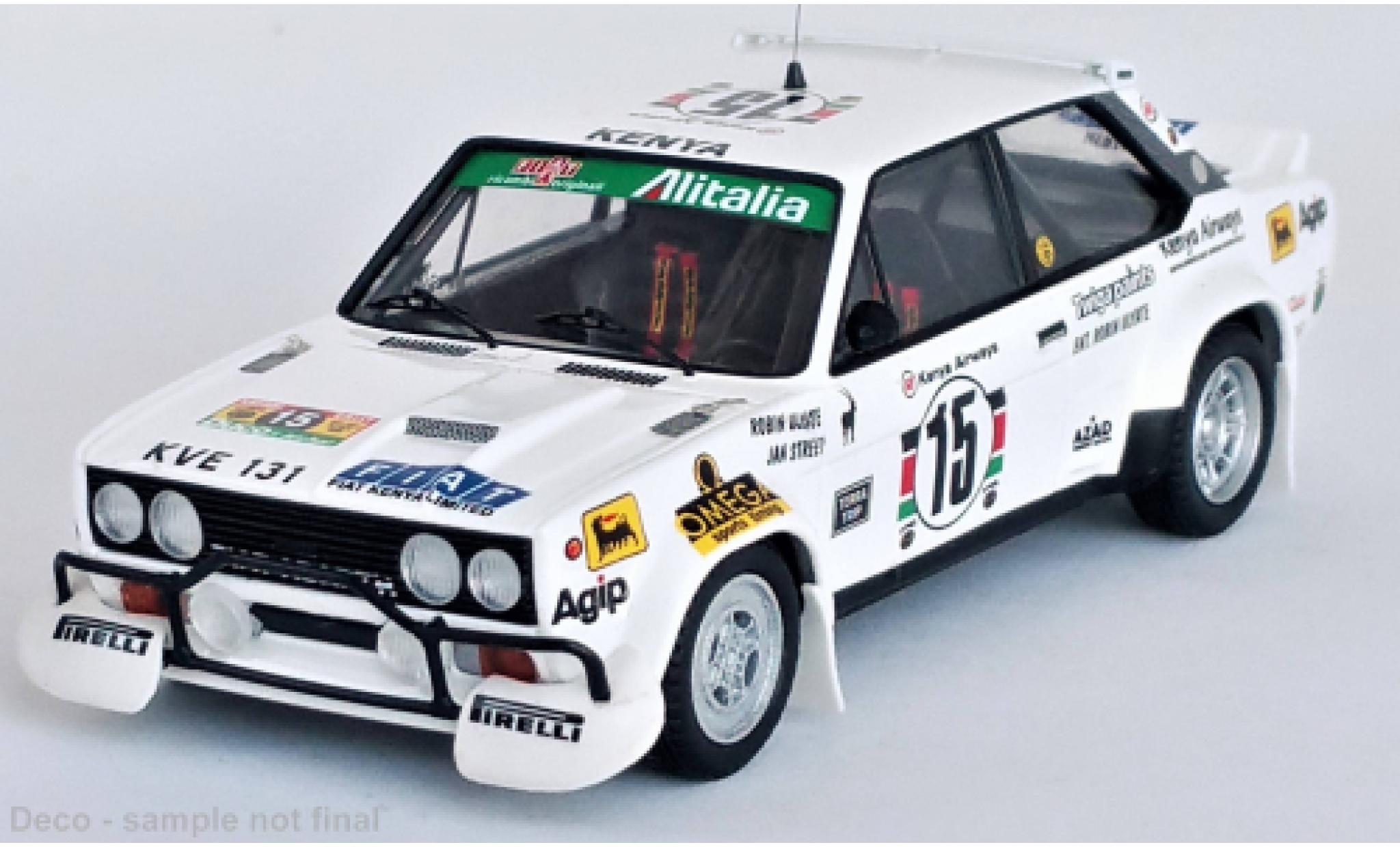 Fiat 131 1/43 Trofeu Abarth No.15 Rallye WM Safari Rallye 1979 modelauto