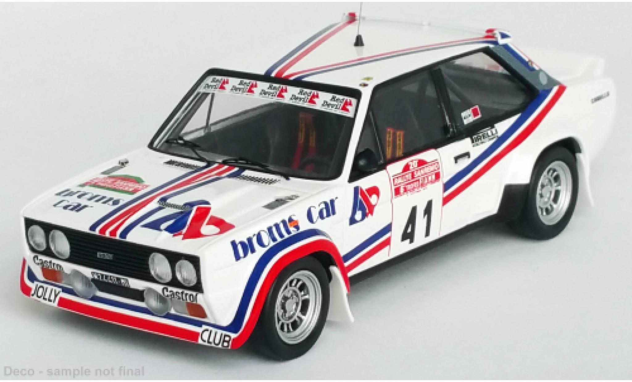 Fiat 131 1/43 Trofeu Abarth No.41 Rallye WM Rallye San Remo 1978 modelauto