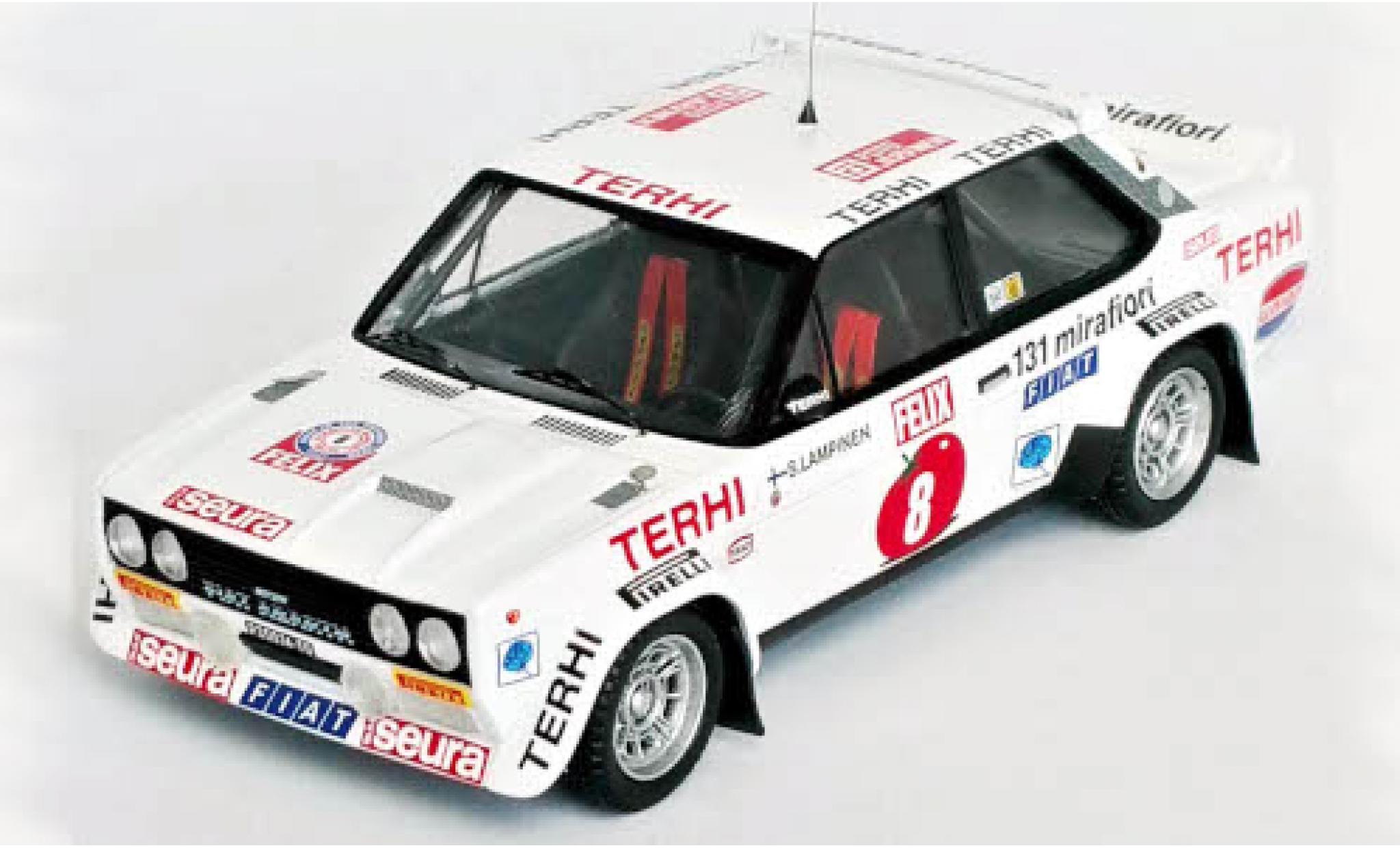Fiat 131 1/43 Trofeu Abarth No.8 Rallye WM 1000 Lakes Rallye 1978 modelauto