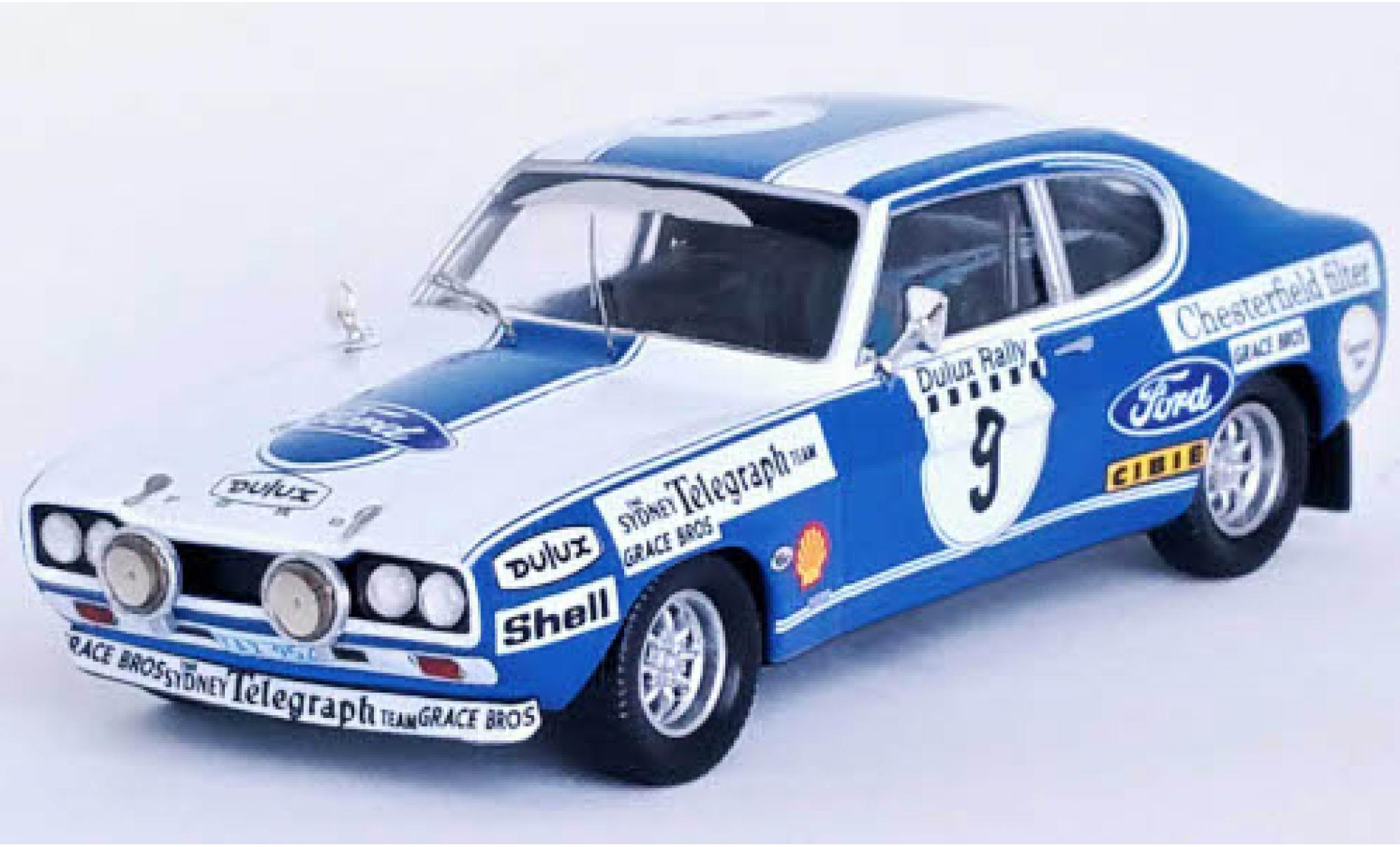 Ford Capri 1/43 Trofeu MK I 2600 RS RHD No.9 Dulux Rally 1972 modelauto