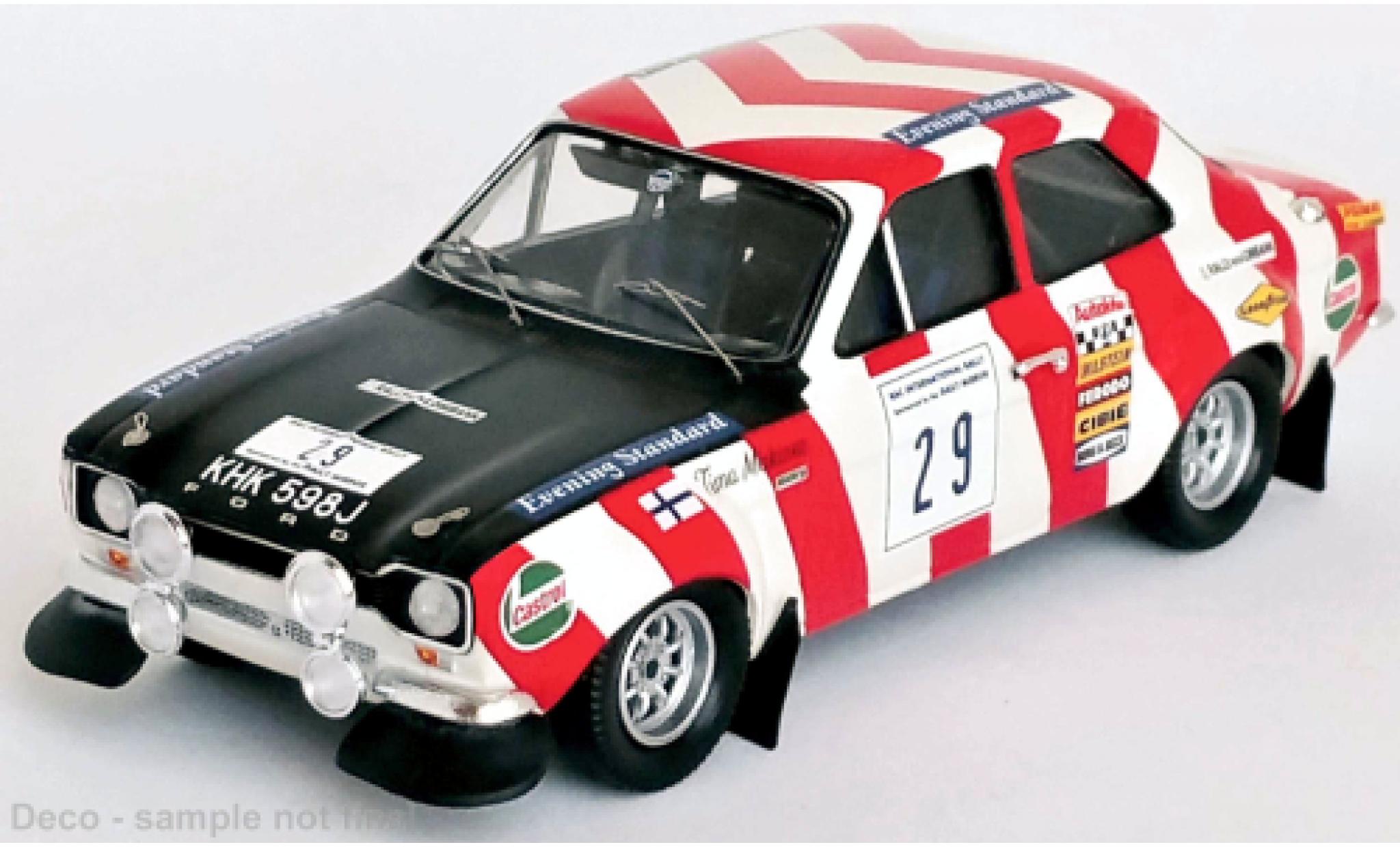 Ford Escort 1/43 Trofeu MK I RS 1600 No.67 RAC Rallye 1970 modelauto