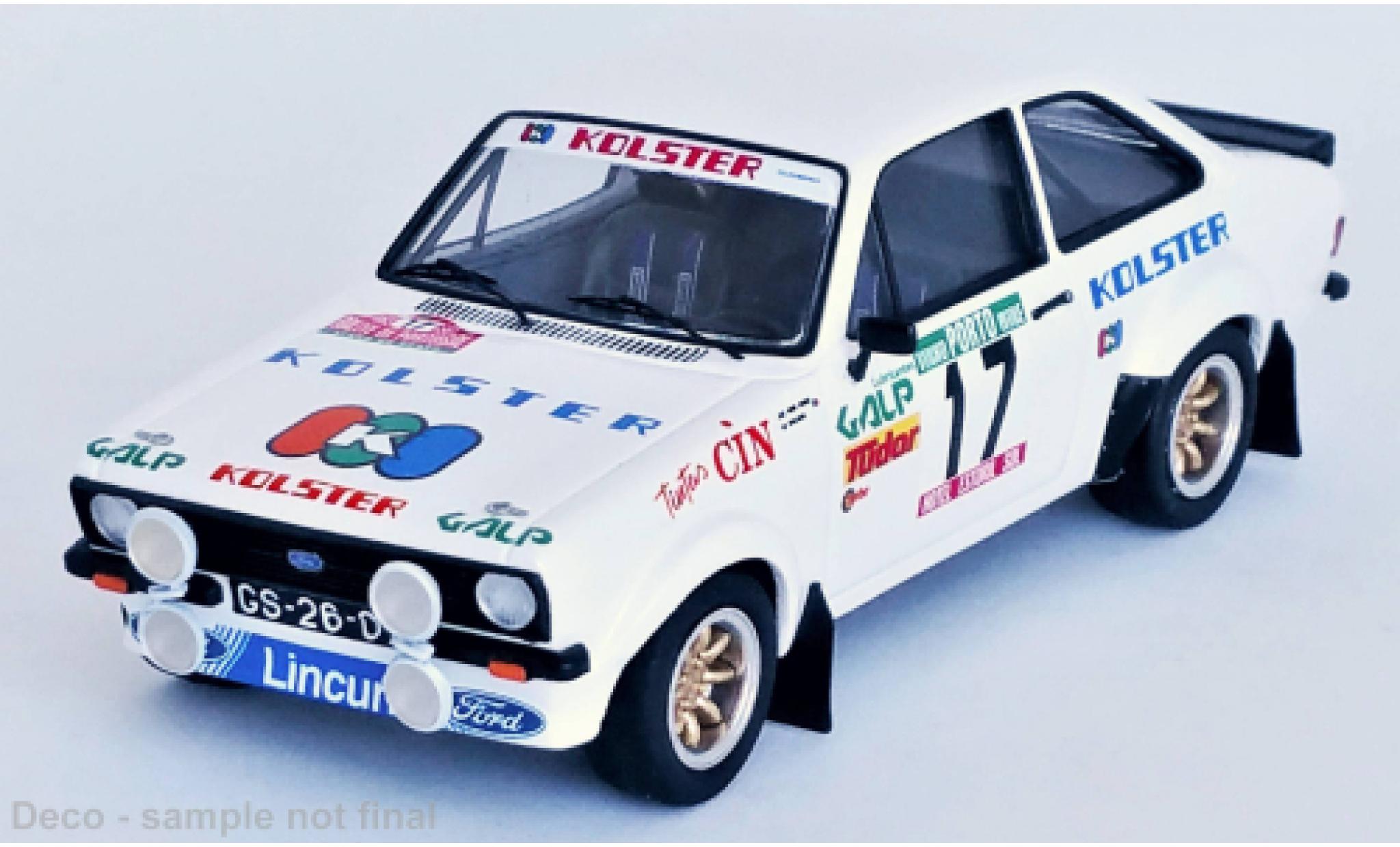 Ford Escort 1/43 Trofeu MK II No.17 Rallye WM Rallye Portugal 1983 modelauto