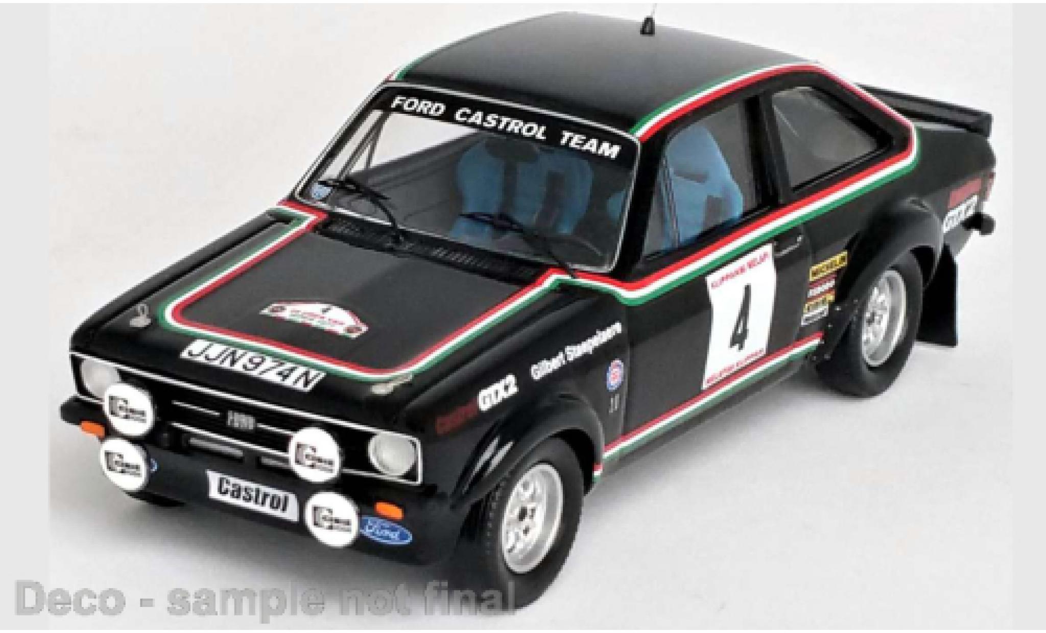 Ford Escort 1/43 Trofeu Mk II RS 1800 No.4 Rallye Ypres 1977 modelauto