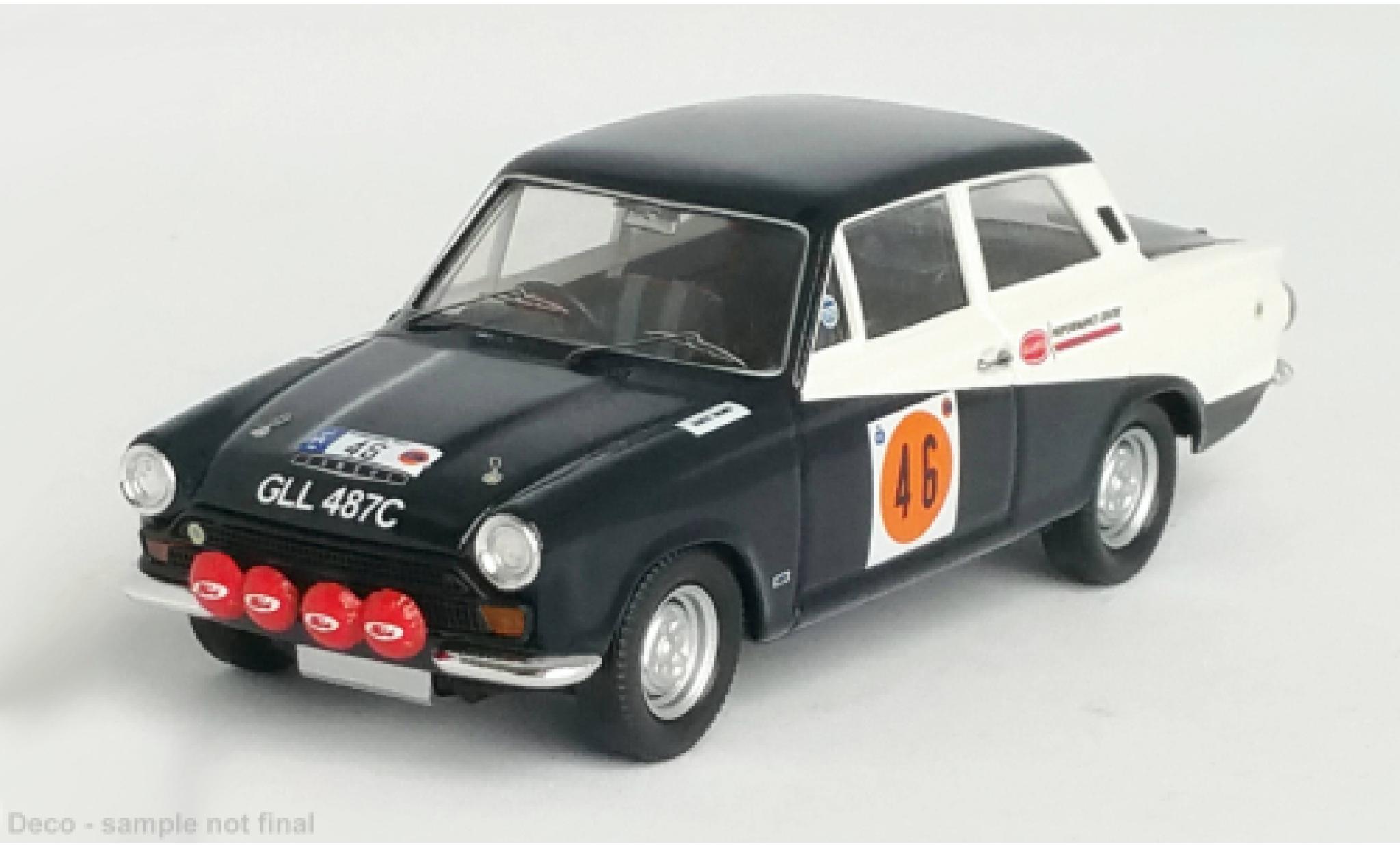 Lotus Cortina 1/43 Trofeu Ford MkI RHD No.46 RAC Rallye 1968 modelauto