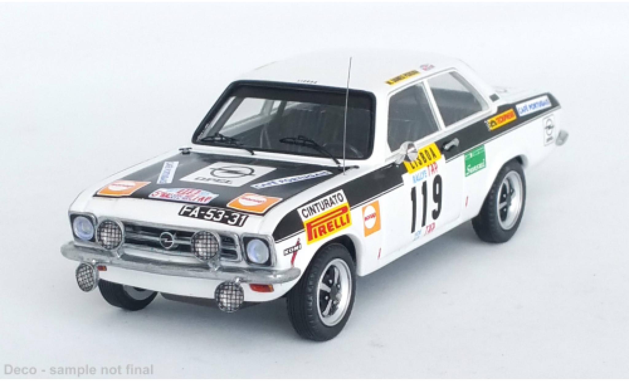 Opel Ascona 1/43 Trofeu A No.119 Rallye Portugal 1971 modelauto
