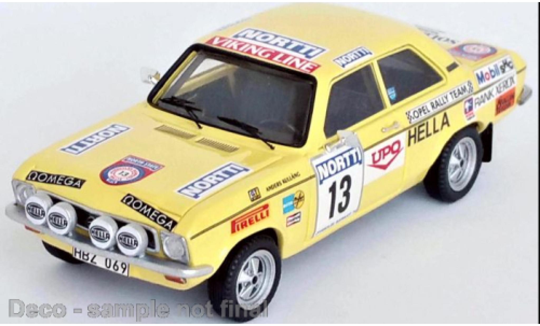 Opel Ascona 1/43 Trofeu A No.13 Rallye WM 1000 Lakes Rallye 1974 modelauto