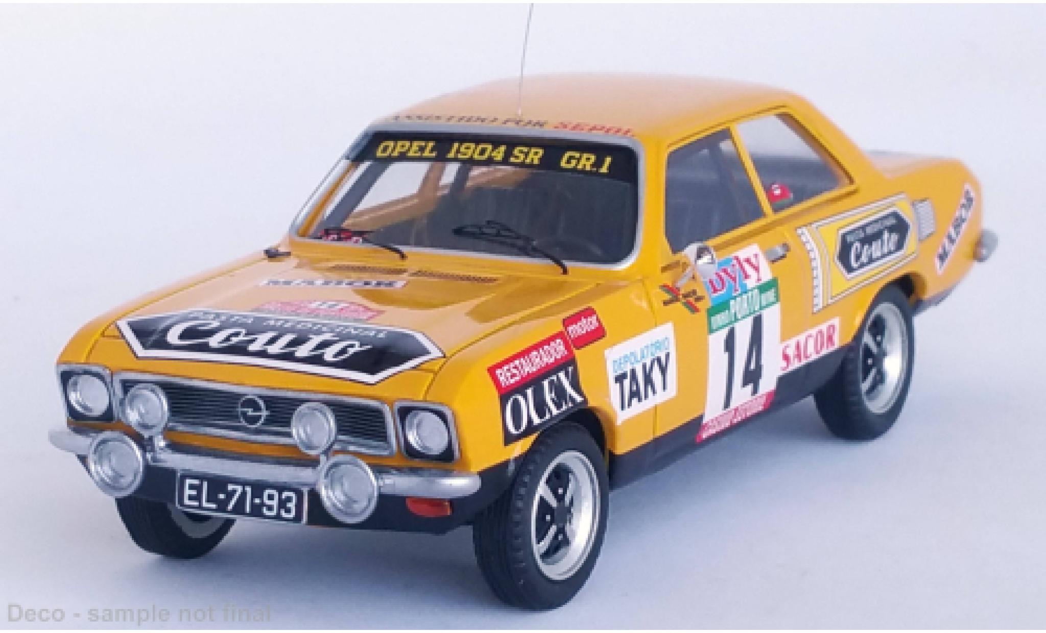 Opel Ascona 1/43 Trofeu A No.14 Rallye WM Rallye Portugal 1976 modelauto