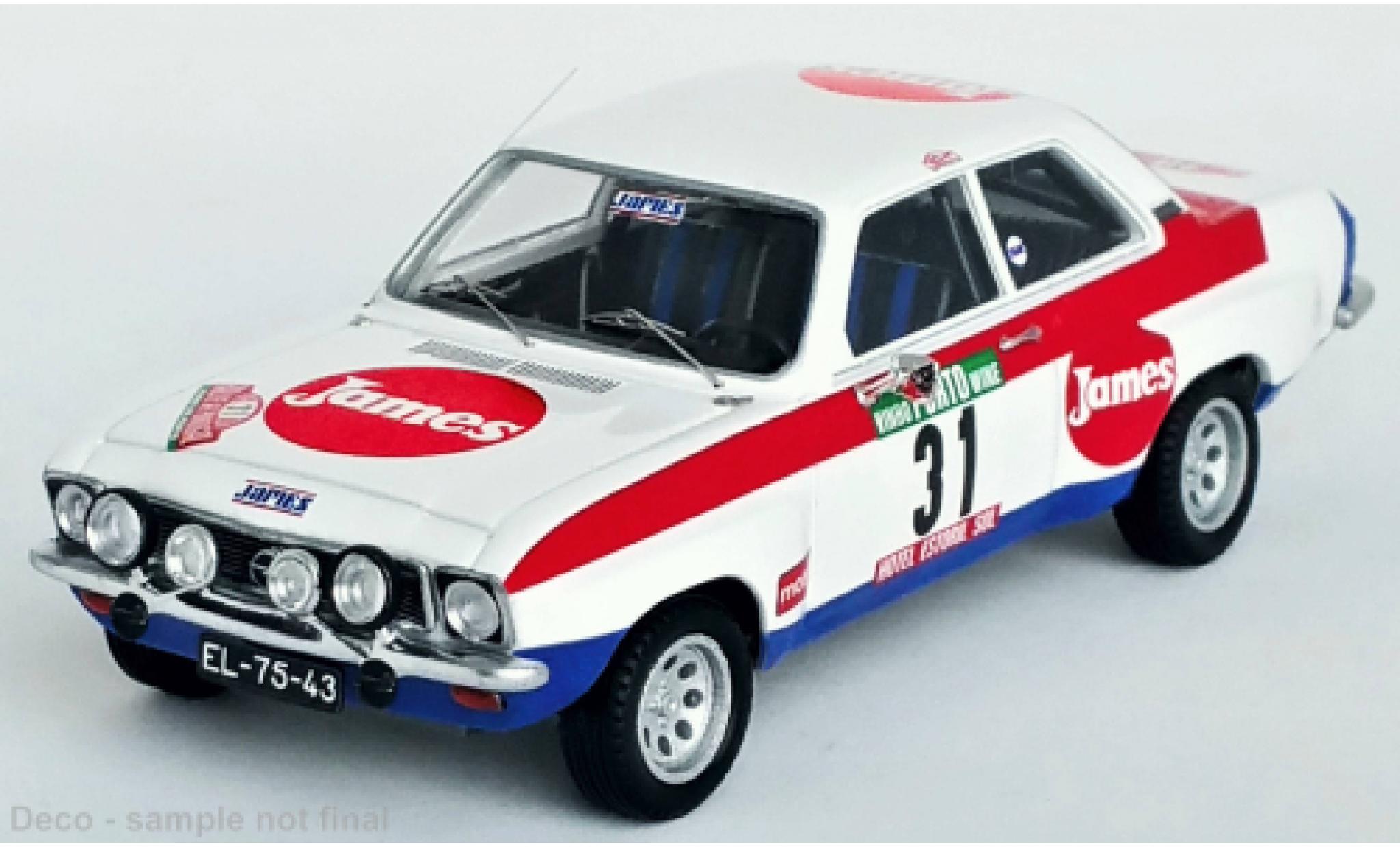 Opel Ascona 1/43 Trofeu A No.31 Rallye WM Rallye Portugal 1978 modelauto