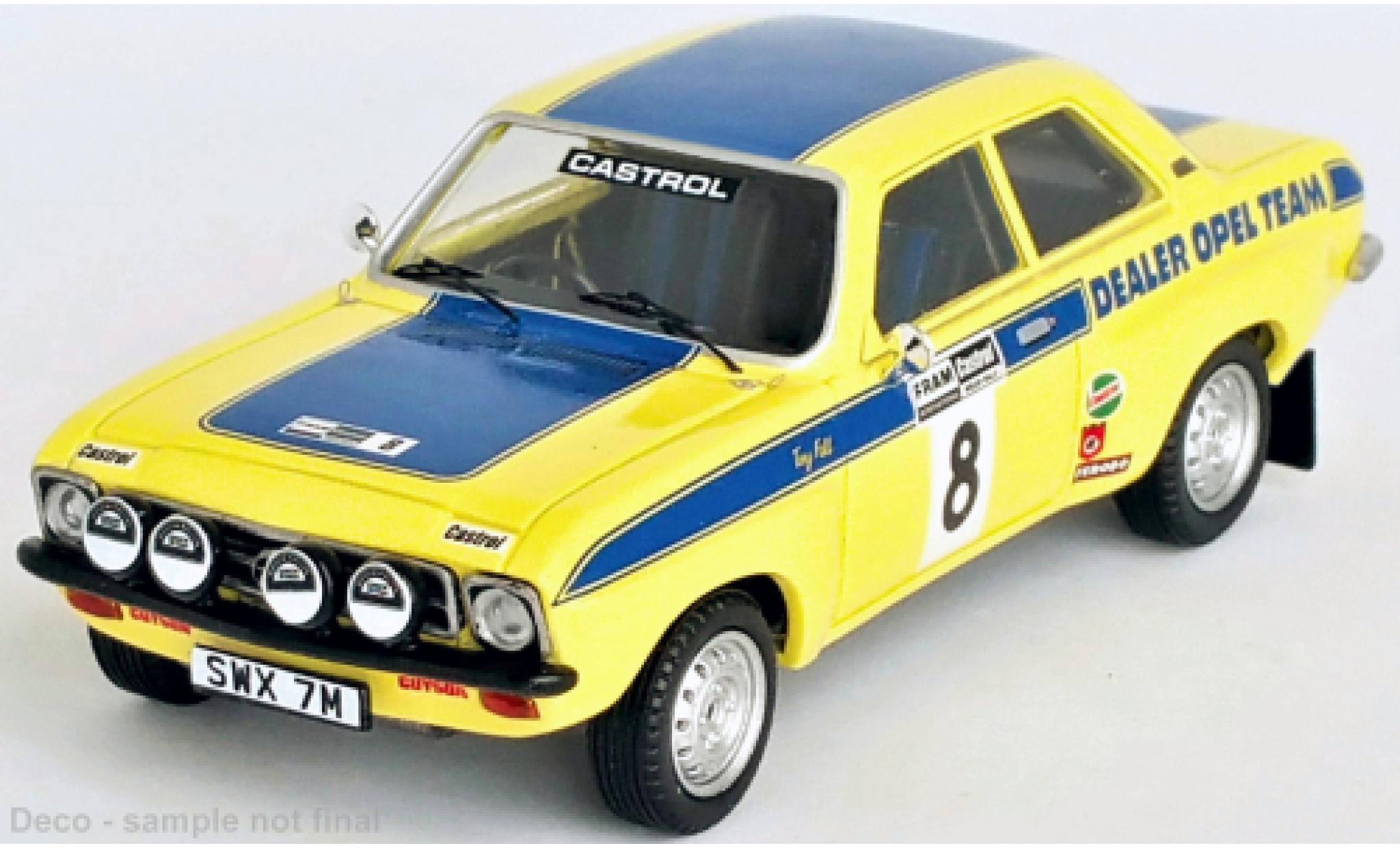 Opel Ascona 1/43 Trofeu A No.8 Welsh Rally 1974 modelauto