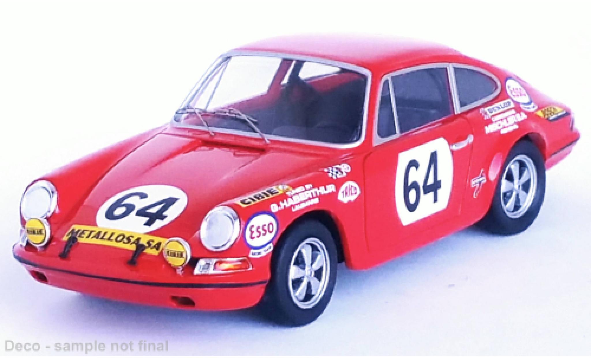 Porsche 911 1/43 Trofeu S No.64 24h Le Mans 1970 modelauto