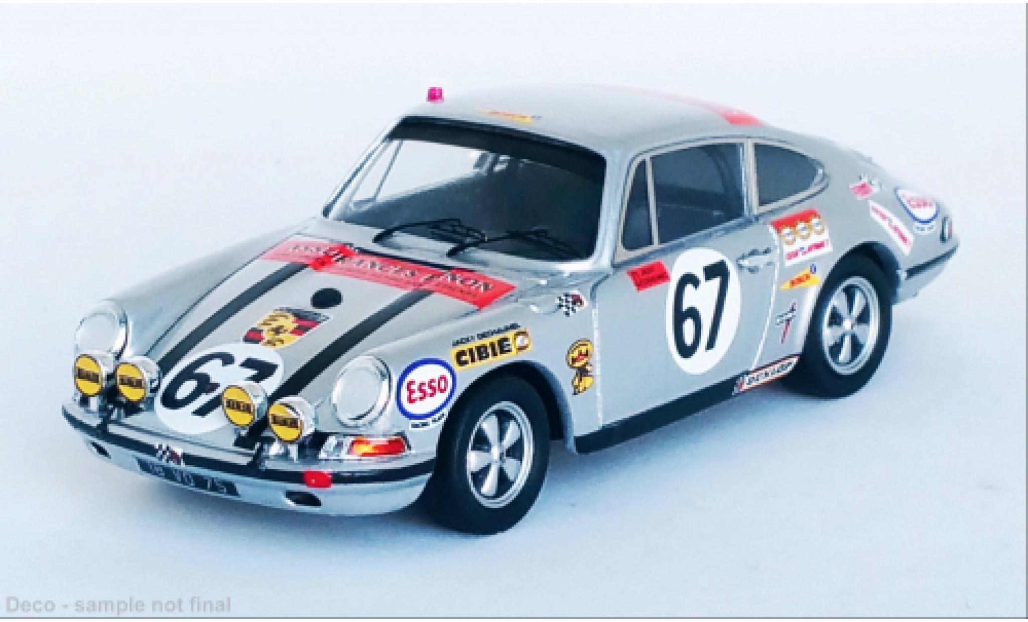 Porsche 911 1/43 Trofeu S No.67 24h Le Mans 1970 modelauto