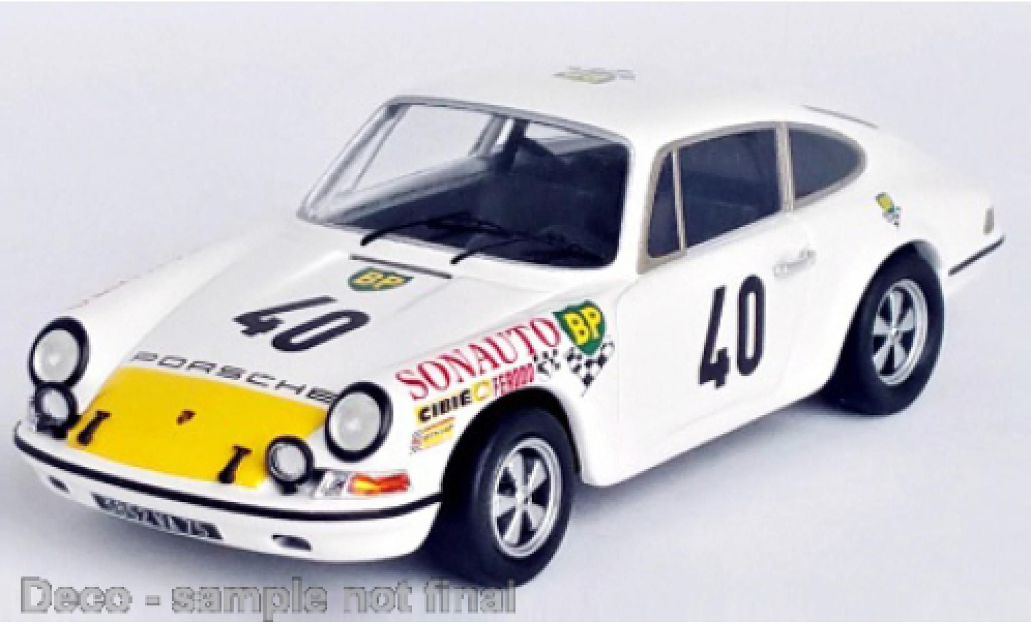 Porsche 911 1/43 Trofeu T No.40 Sonauto 24h Le Mans 1969 modelauto