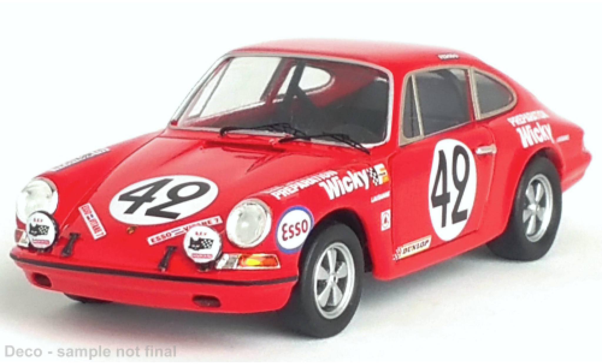 Porsche 911 1/43 Trofeu T No.42 24h Le Mans 1969 modelauto