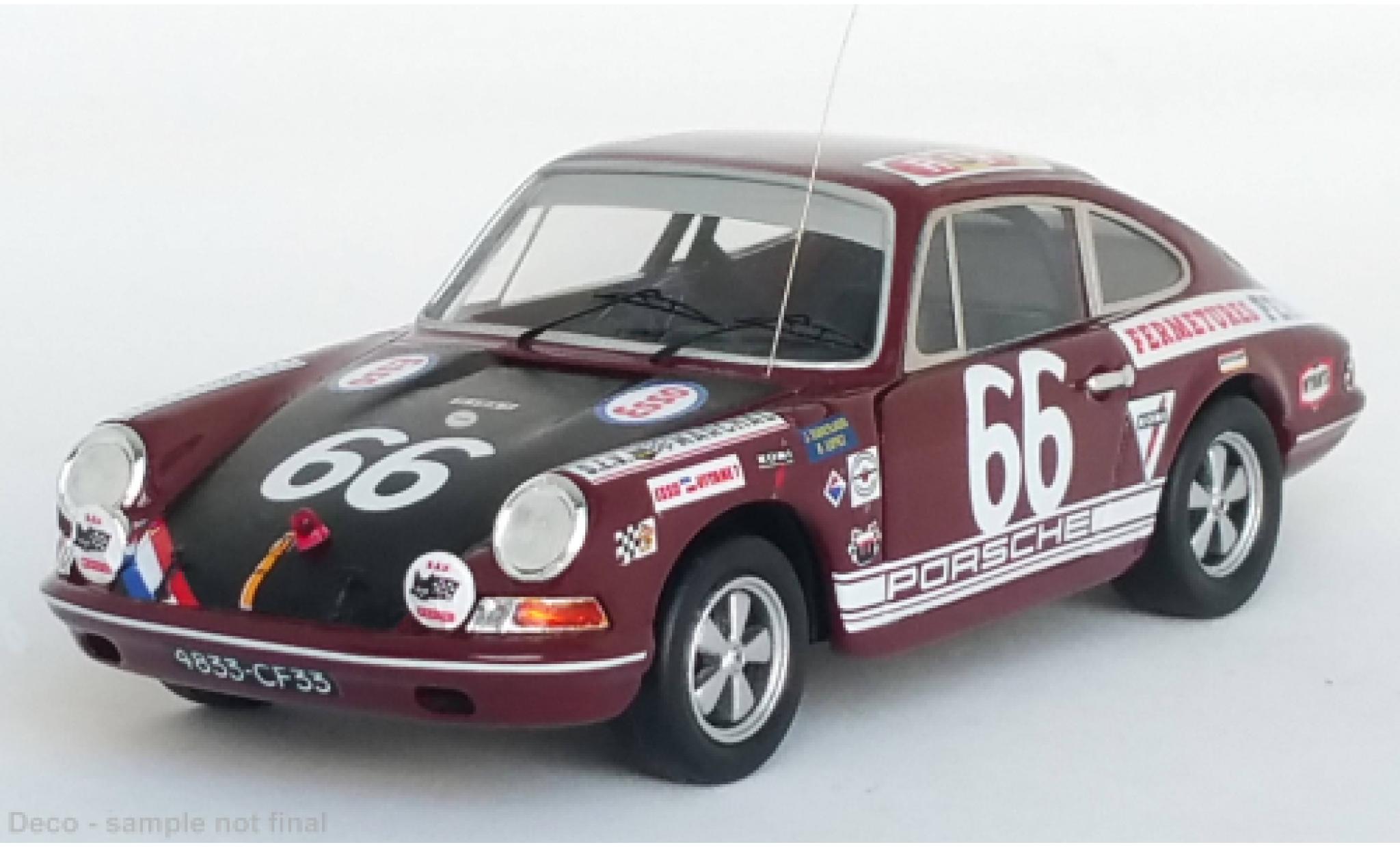 Porsche 911 1/43 Trofeu T No.66 24h Le Mans 1969 modelauto