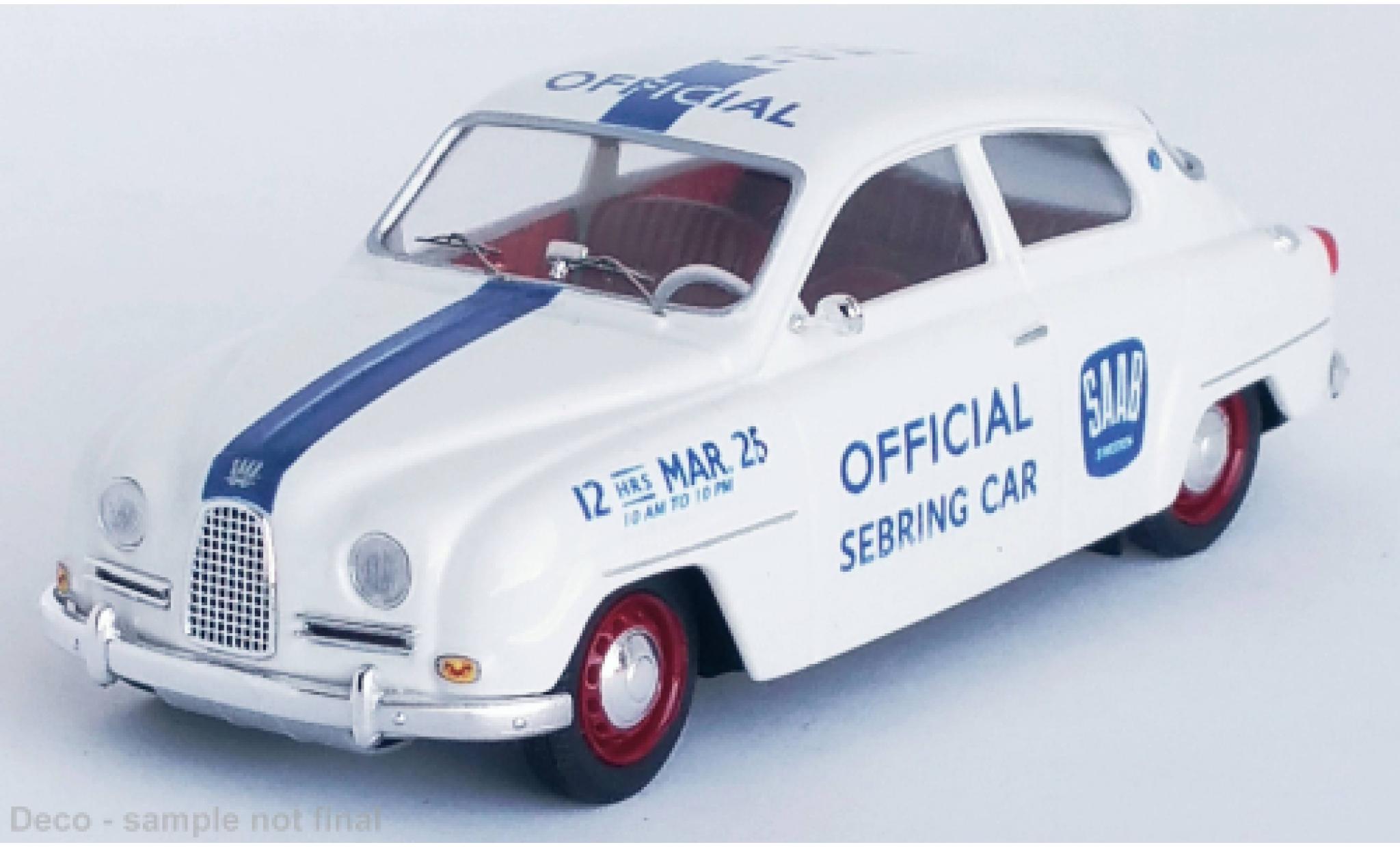 Saab 96 1/43 Trofeu Official Car 12h Sebring 11 modelauto