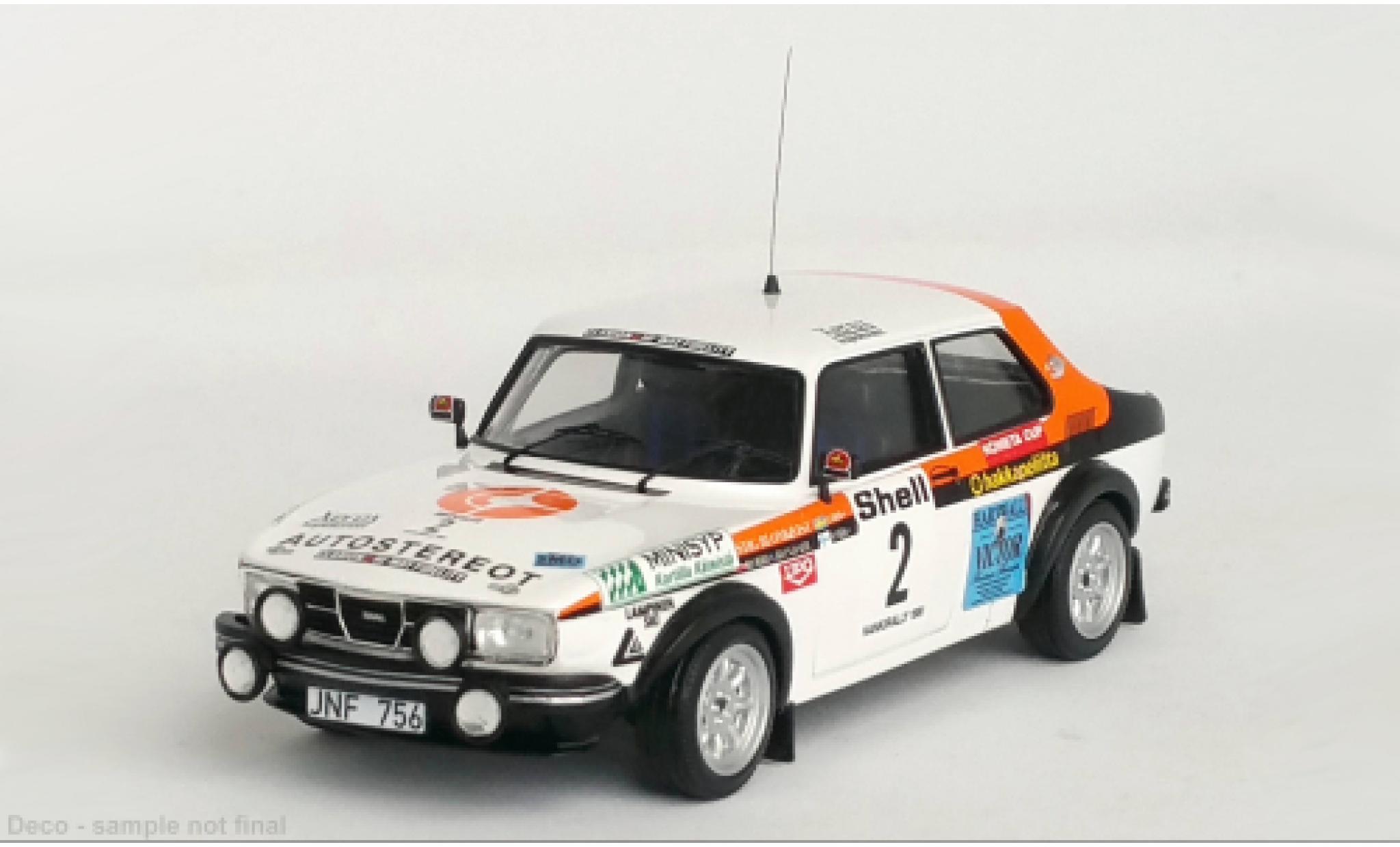 Saab 99 1/43 Trofeu No.2 Hankkirali 1981 modelauto