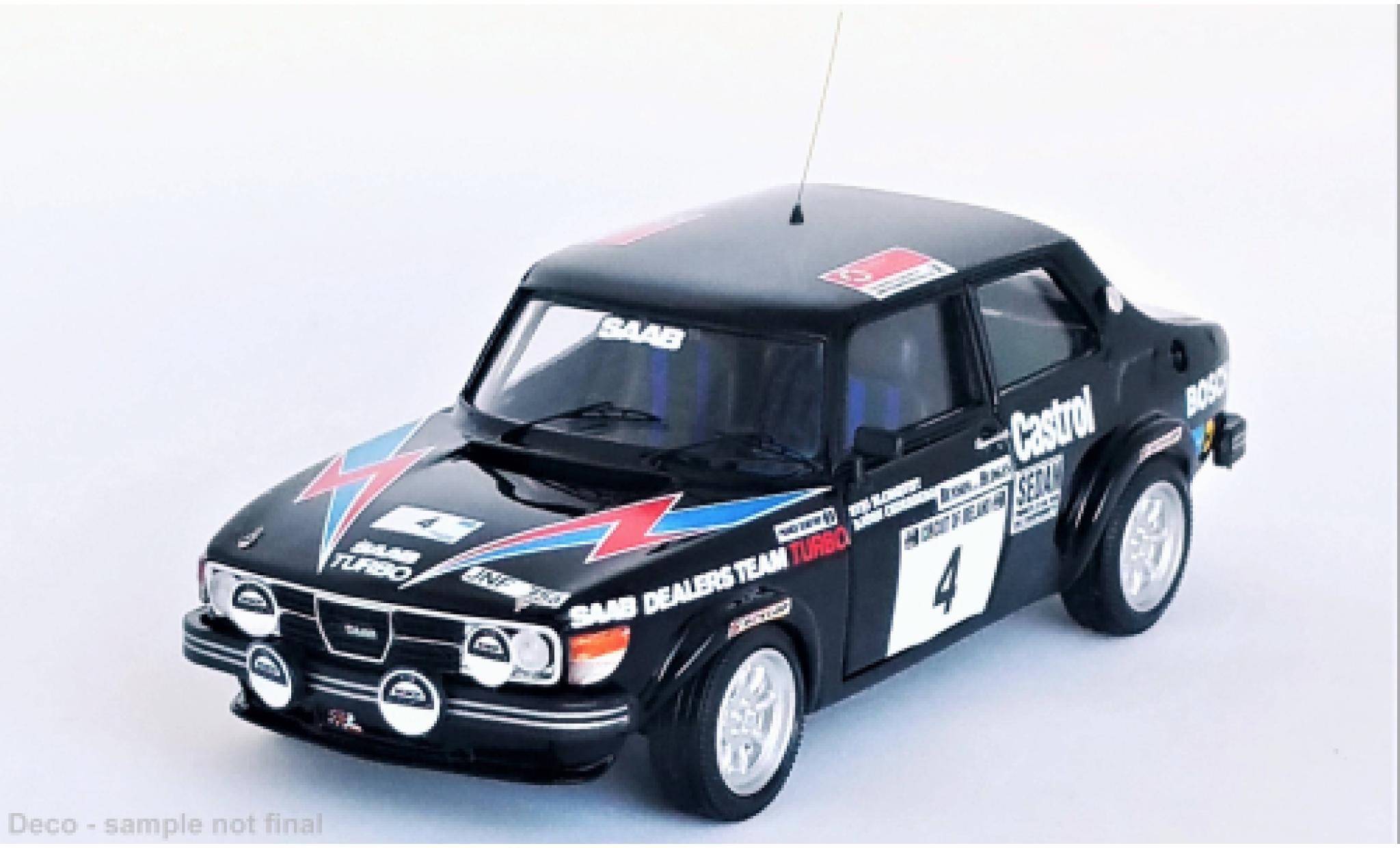Saab 99 1/43 Trofeu No.4 Circuit of ireland 1979 modelauto