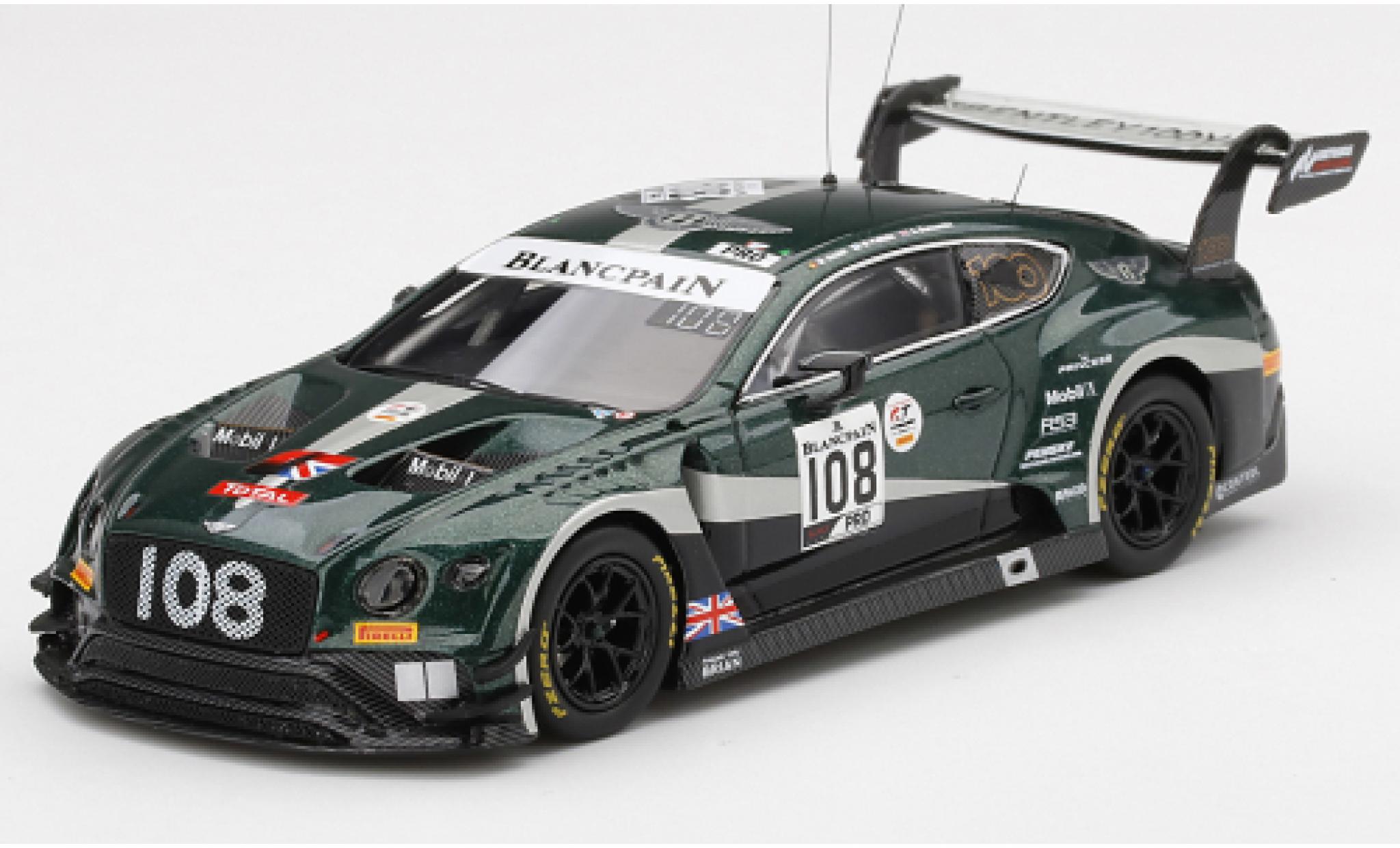 Bentley Continental 1/43 TrueScale Miniatures GT3 RHD No.108 M-Sport Team 24h Spa 2019 M.Palttala/A.Buncombe/M.Soulet modelauto