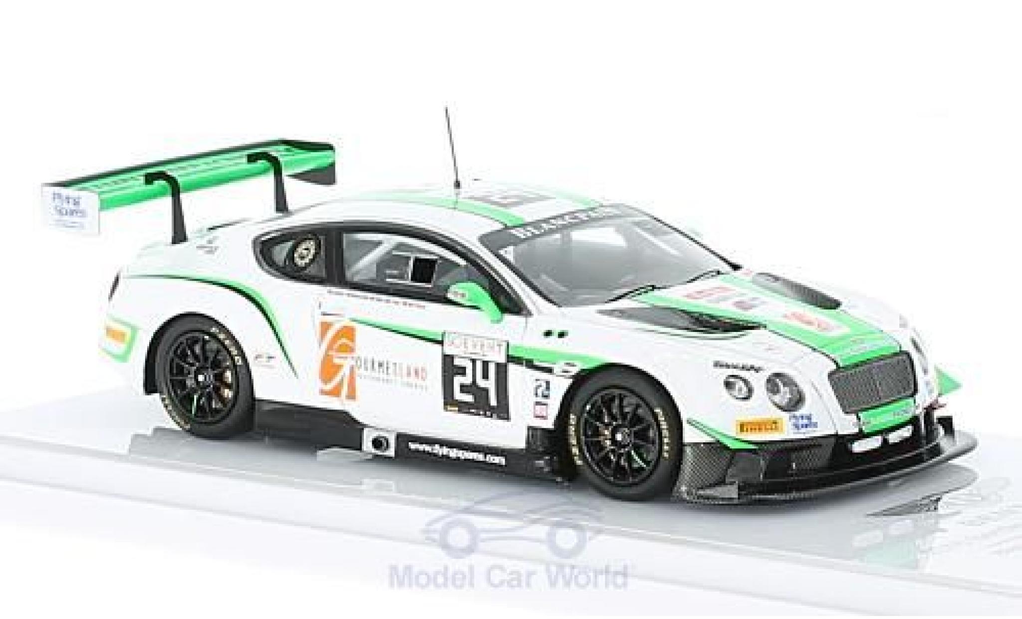 Bentley Continental T 1/43 TrueScale Miniatures GT3 RHD No.24 Witpain GT Series 24h Spa 2016 A.Meyrick/T.Onslow-Cole/I.Loggie modelauto