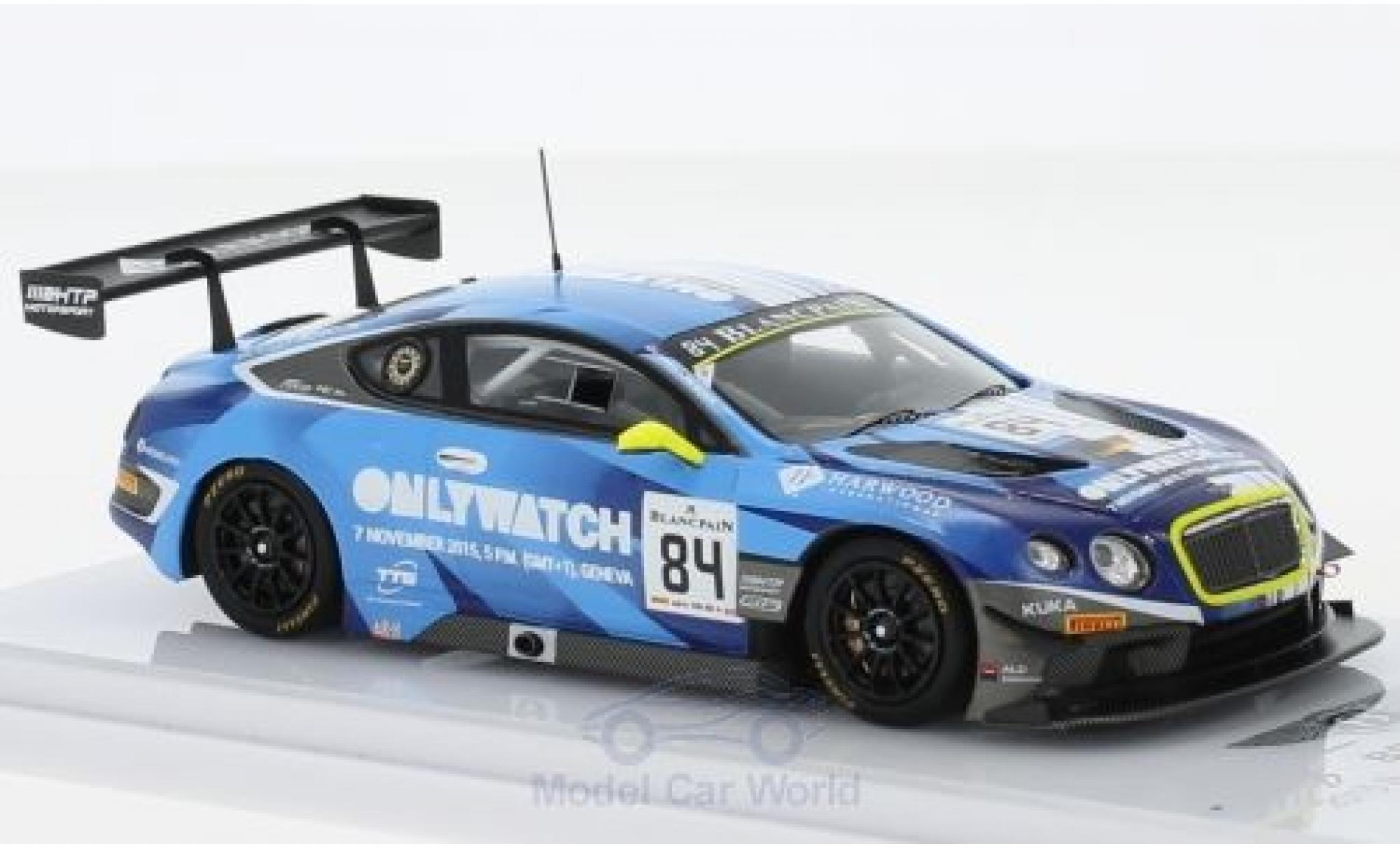 Bentley Continental T 1/43 TrueScale Miniatures GT3 RHD No.84 Team HTP Witpain GT Series Moskau 2015 V.Abril/M.Buhk modelauto