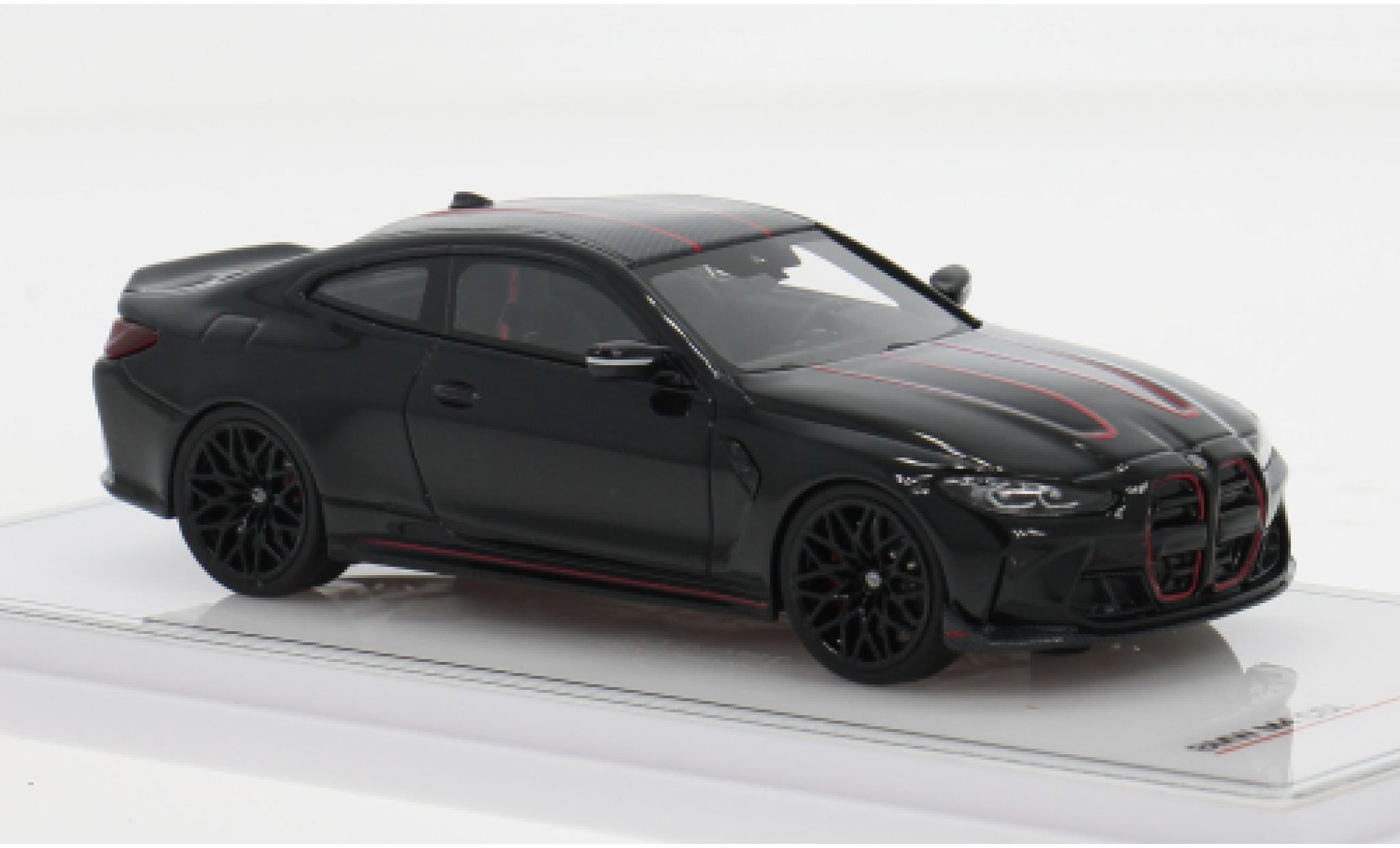 Bmw M4 1/43 TrueScale Miniatures CSL (G82) zwart 2023 1:43 modelauto