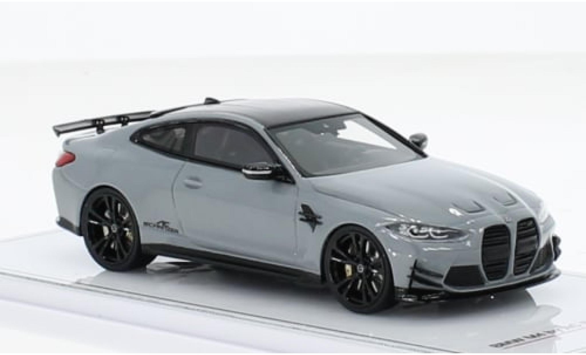 Bmw M4 1/43 TrueScale Miniatures (G82) AC Schnitzer metallic grijs 1:43 modelauto