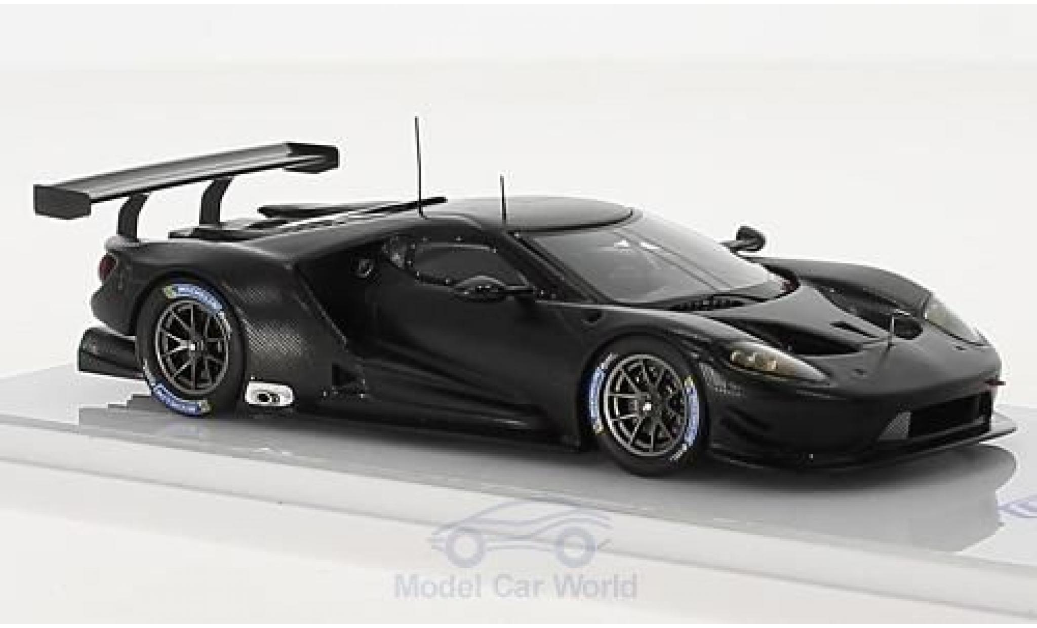Ford GT 1/43 TrueScale Miniatures zwart 2016 E Test Car modelauto