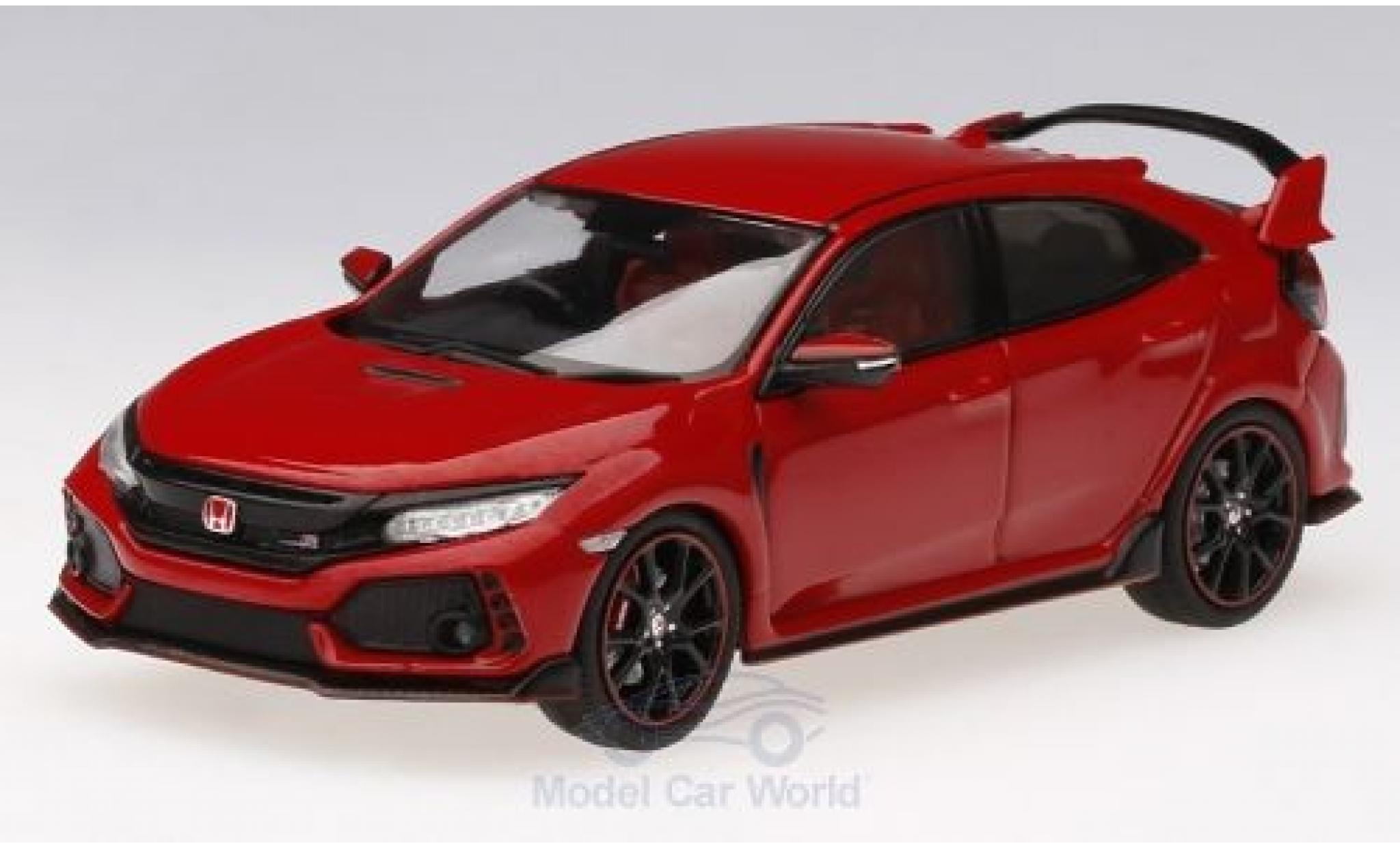Honda Civic 1/43 TrueScale Miniatures Type R rood RHD 2017 modelauto