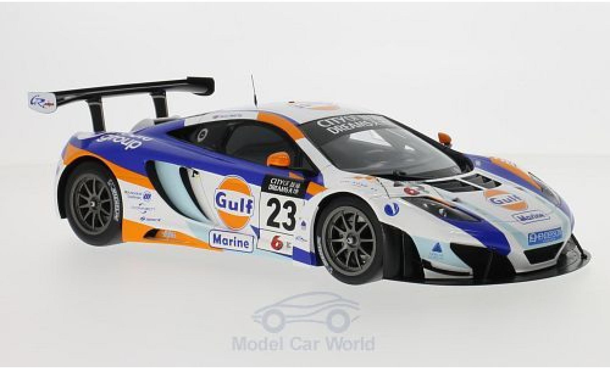 McLaren MP4-12C 1/18 TrueScale Miniatures 12C GT3 No.23 United Autosport Gulf GP Macau 2013 D.Watts modelauto