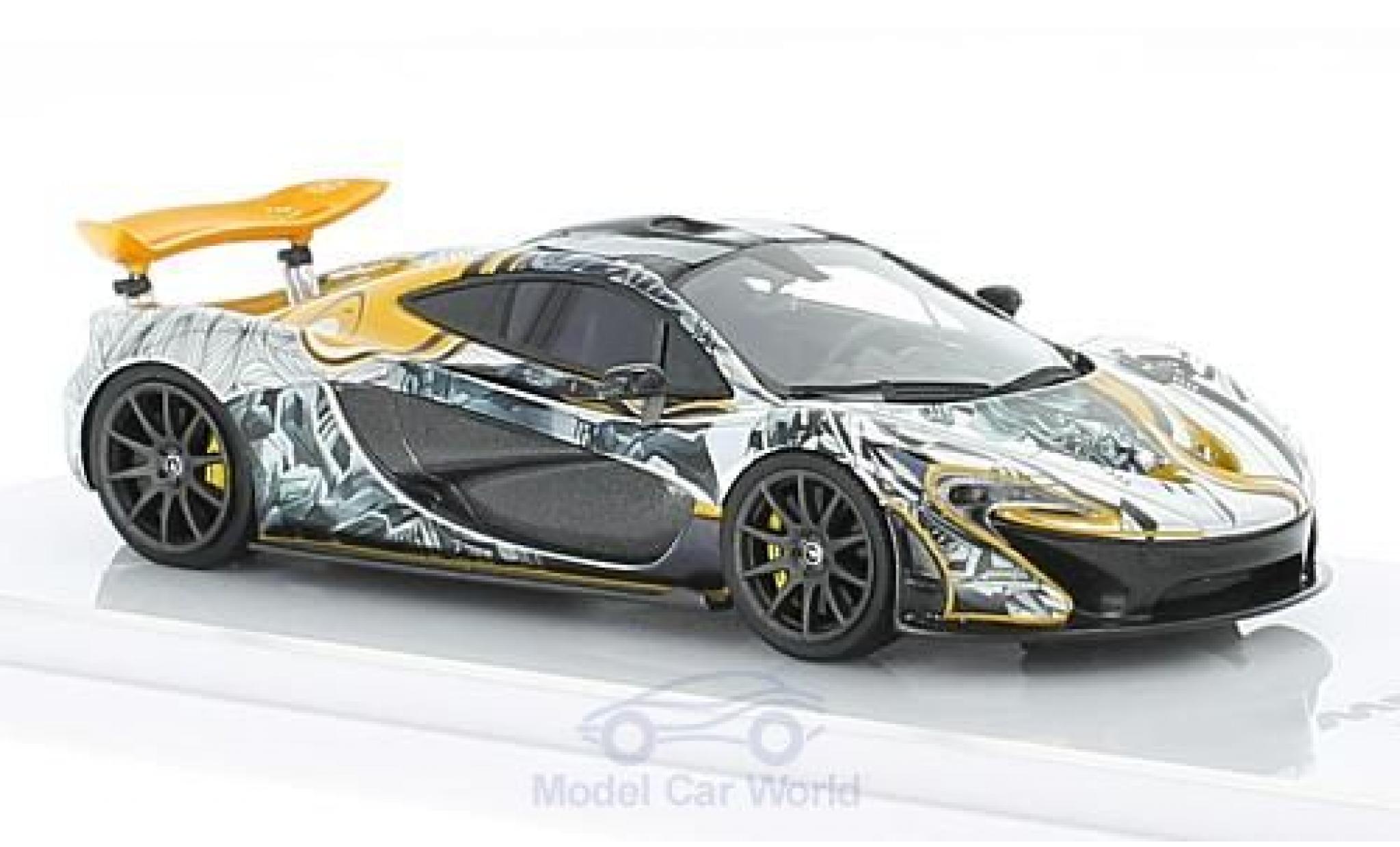 McLaren P1 1/43 TrueScale Miniatures Art Car by Sticker City 2014 modelauto