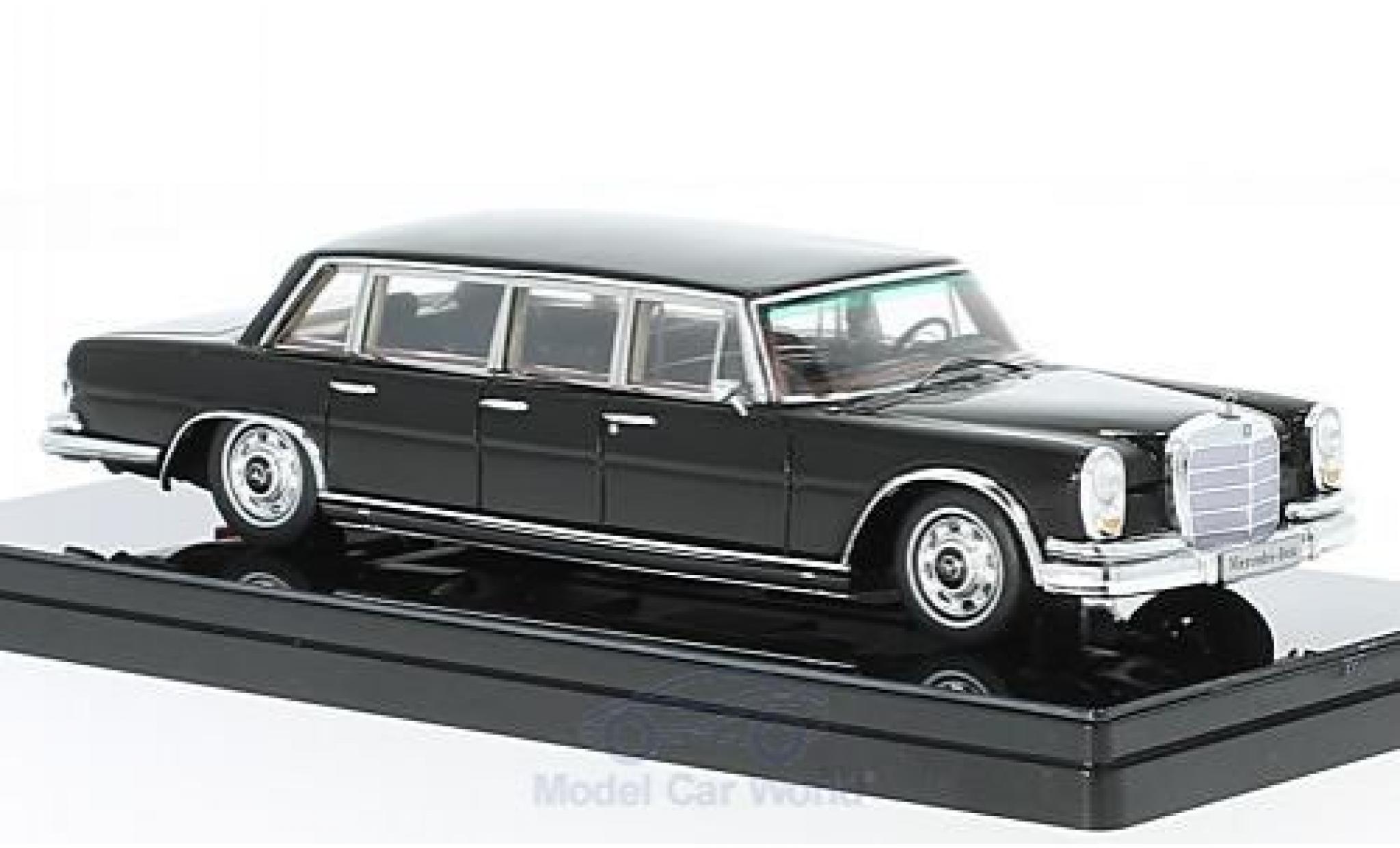 Mercedes 600 1/43 TrueScale Miniatures Pullman zwart 1964 6-door modelauto