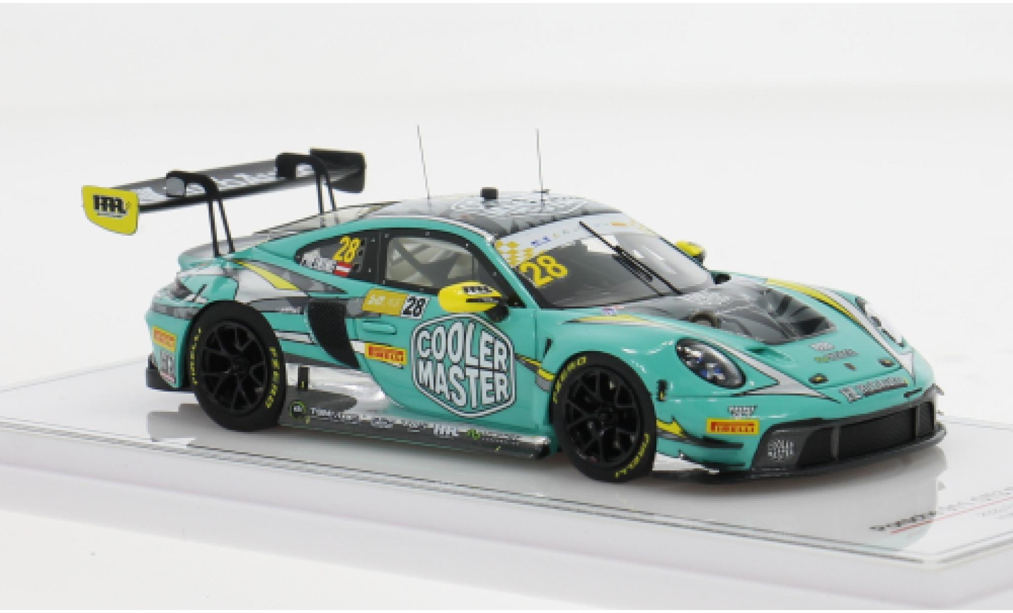 Porsche 992 GT3 R 1/43 TrueScale Miniatures 911  No.28 Hubauto Racing FIA GT World Cup Macau 2023 1:43 modelauto