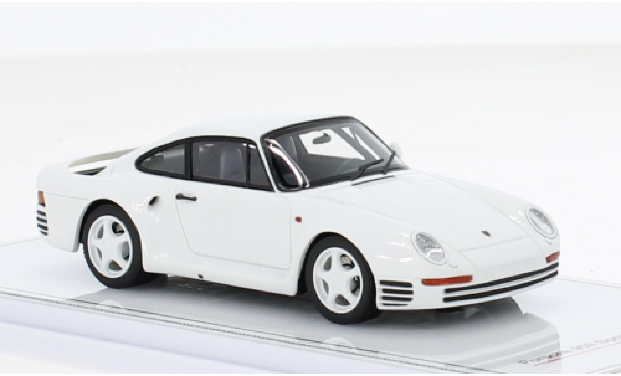Porsche 959 1/43 TrueScale Miniatures wit 1:43 modelauto