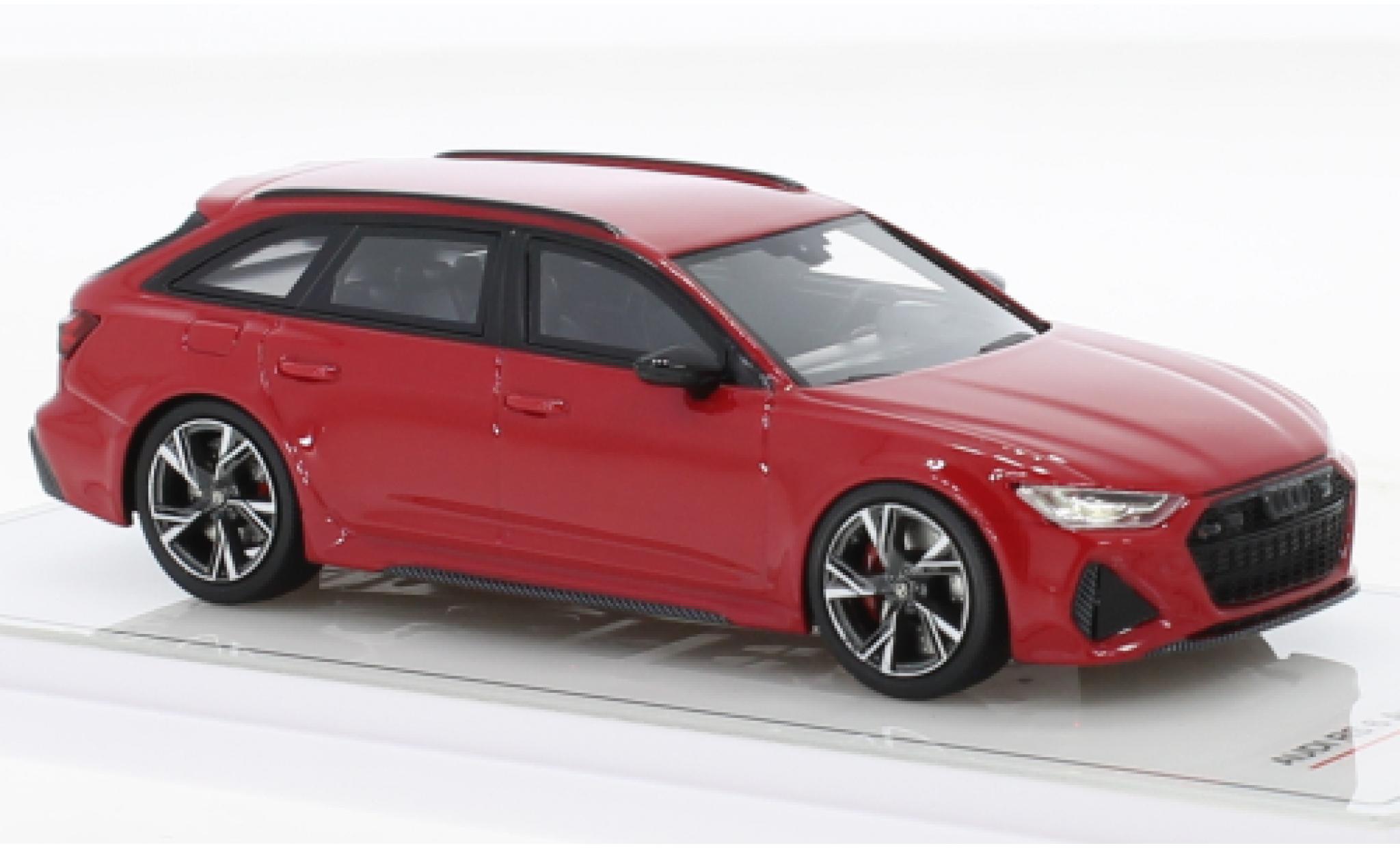 Audi RS6 1/43 TrueScale Miniatures Avant rood modelauto