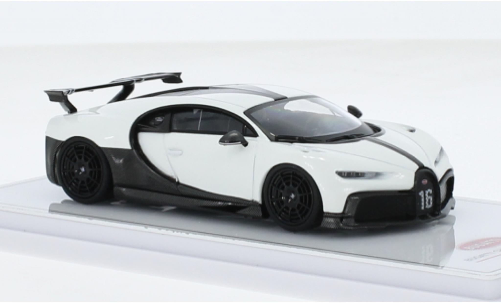 Bugatti Chiron 1/43 TrueScale Miniatures Pur Sport wit modelauto