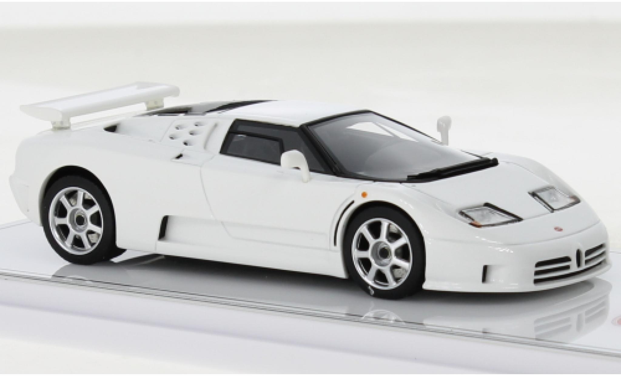 Bugatti EB110 1/43 TrueScale Miniatures Super Sport wit modelauto