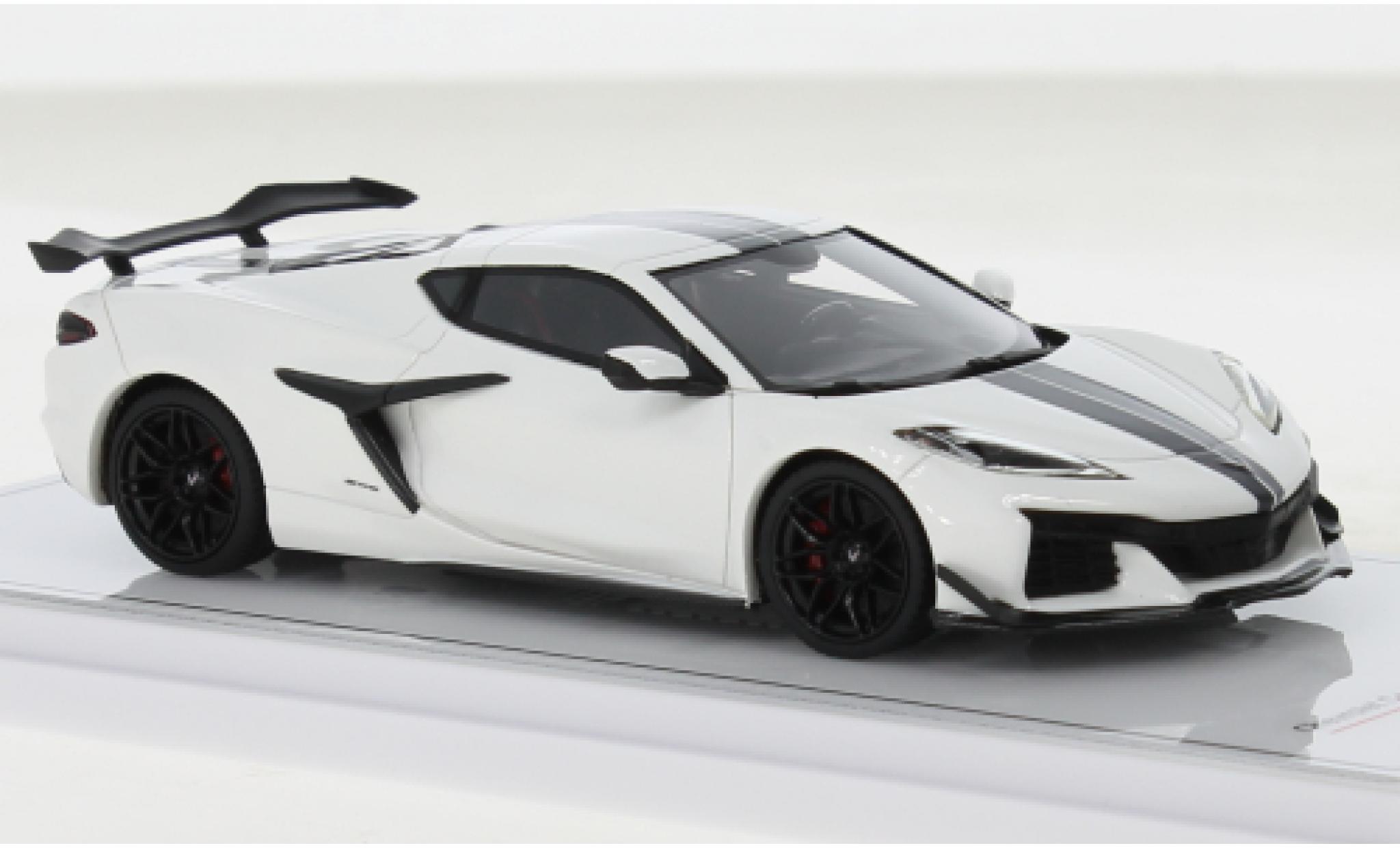 Chevrolet Corvette 1/43 TrueScale Miniatures (C8) Z06 wit 2023 modelauto