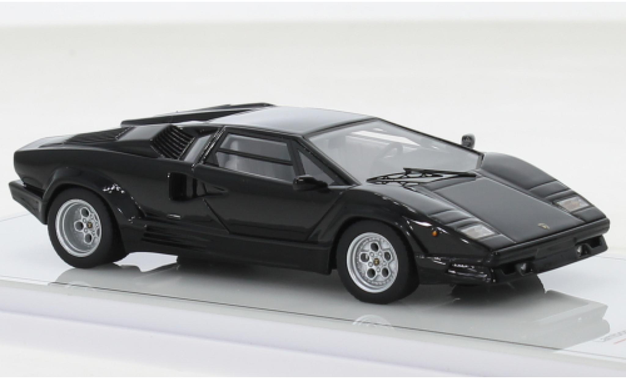 Lamborghini Countach 1/43 TrueScale Miniatures 25th Anniversaire zwart modelauto