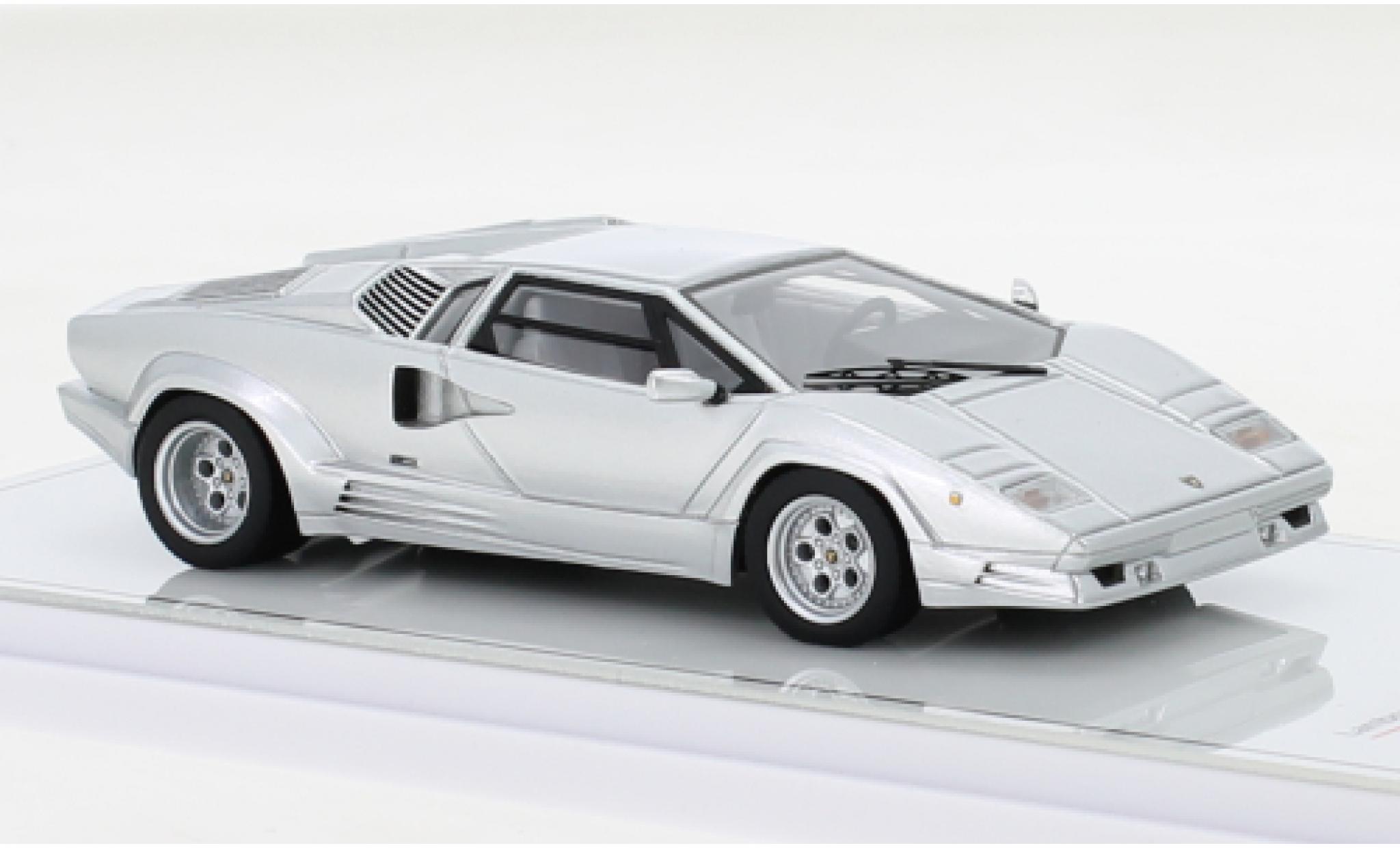 Lamborghini Countach 1/43 TrueScale Miniatures 25th Anniversary grijs modelauto