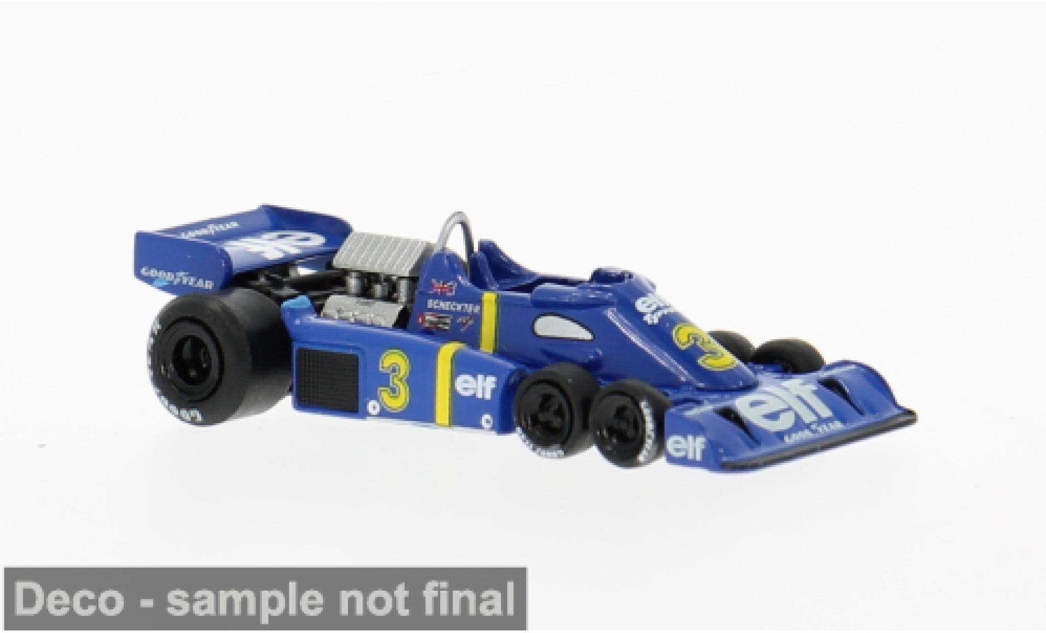 Tyrrell P34 1/87 Brekina Formel 1 1976 Elf #3 J.Scheckter 1:87 modelauto