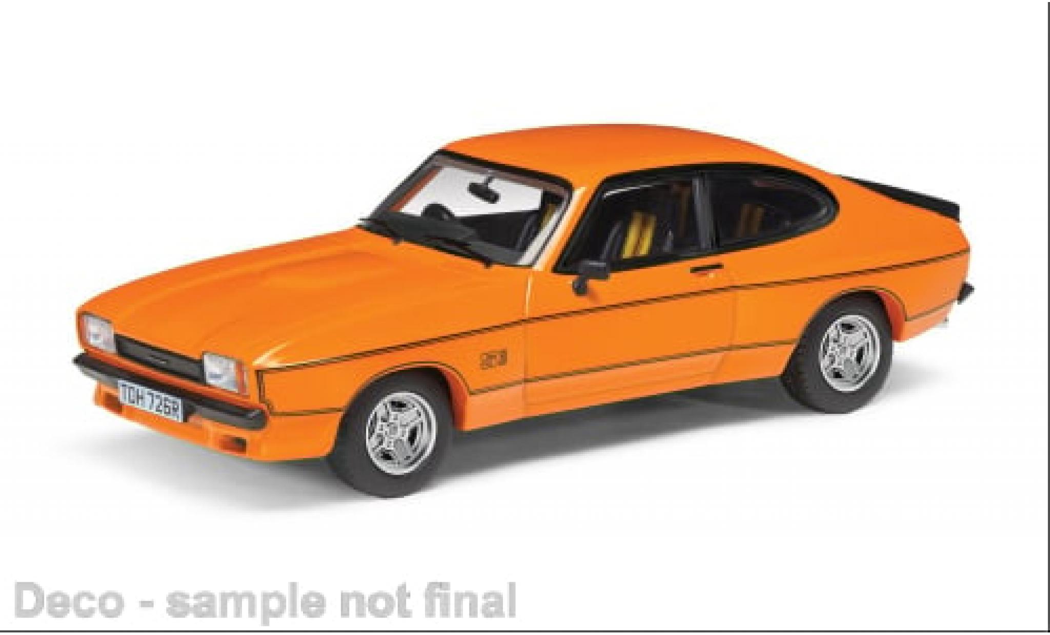 Ford Capri 1/43 Vanguards MK II 3.0 S X-Pack oranje RHD 1977 1:43 modelauto