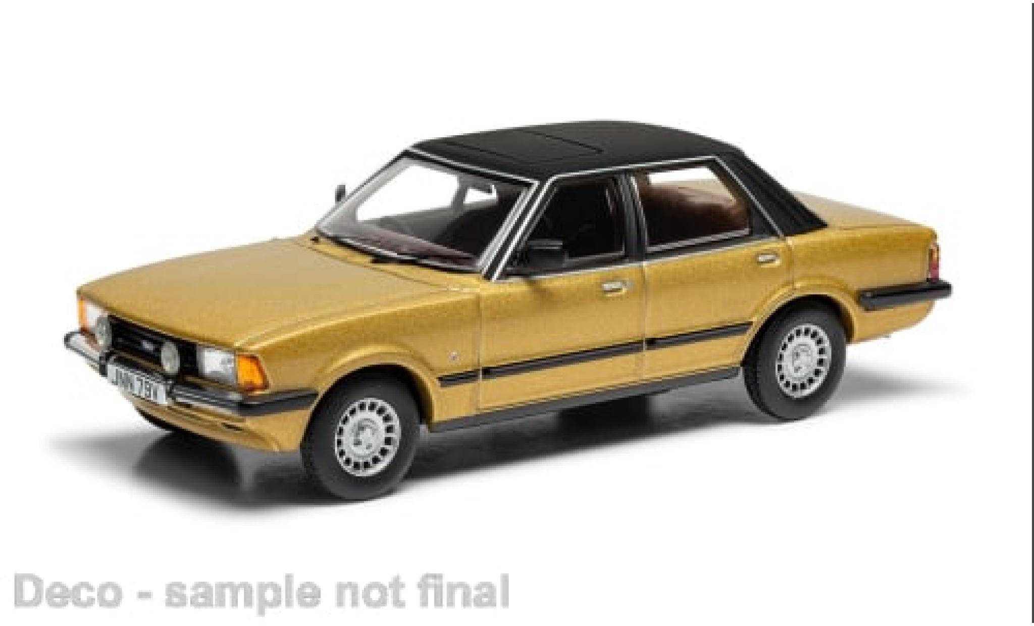Ford Cortina 1/43 Vanguards MK V 2.0 Ghia S gold/zwart RHD 1:43 modelauto