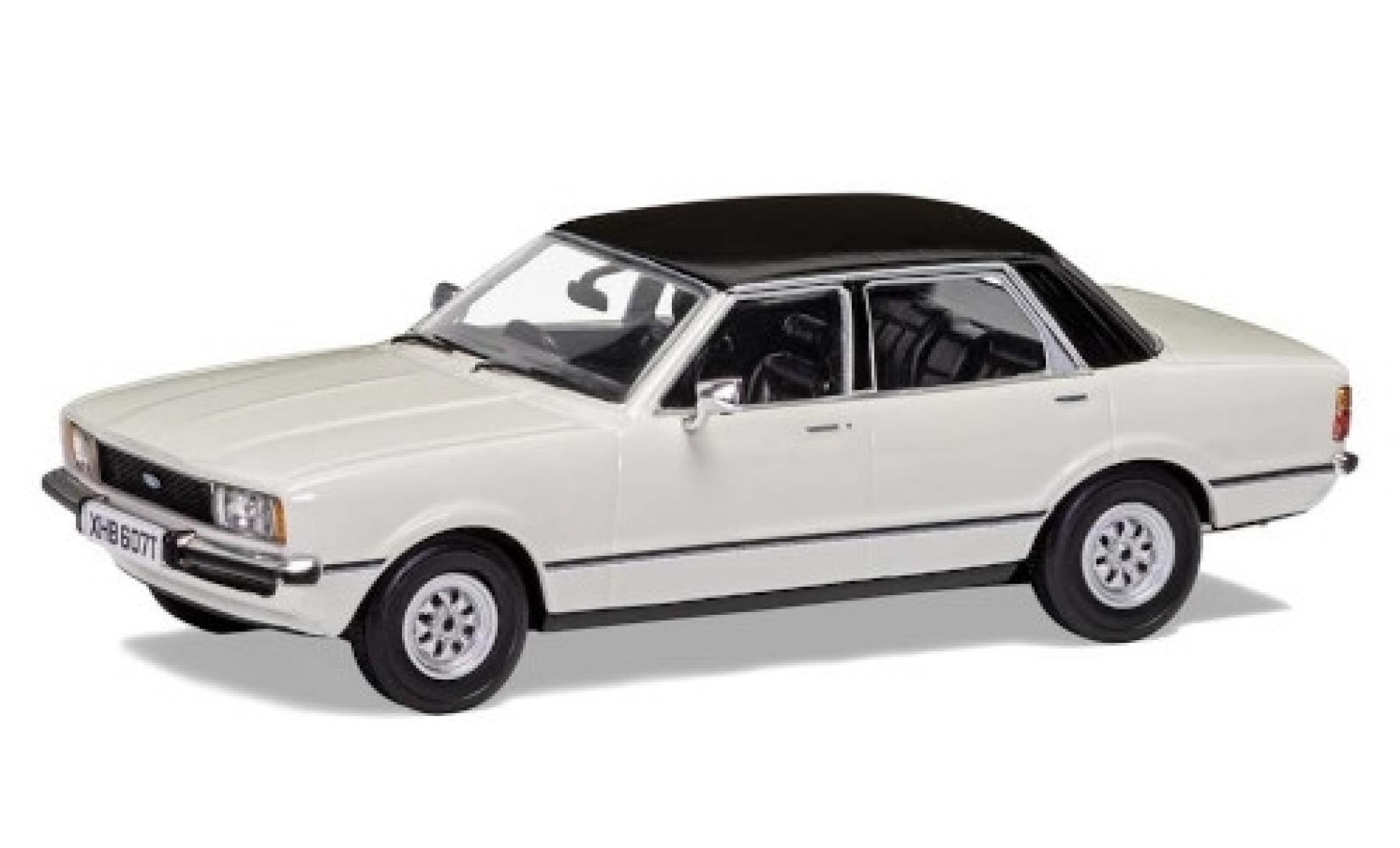 Ford Cortina 1/43 Vanguards Mk4 2.0 GL wit/zwart RHD modelauto