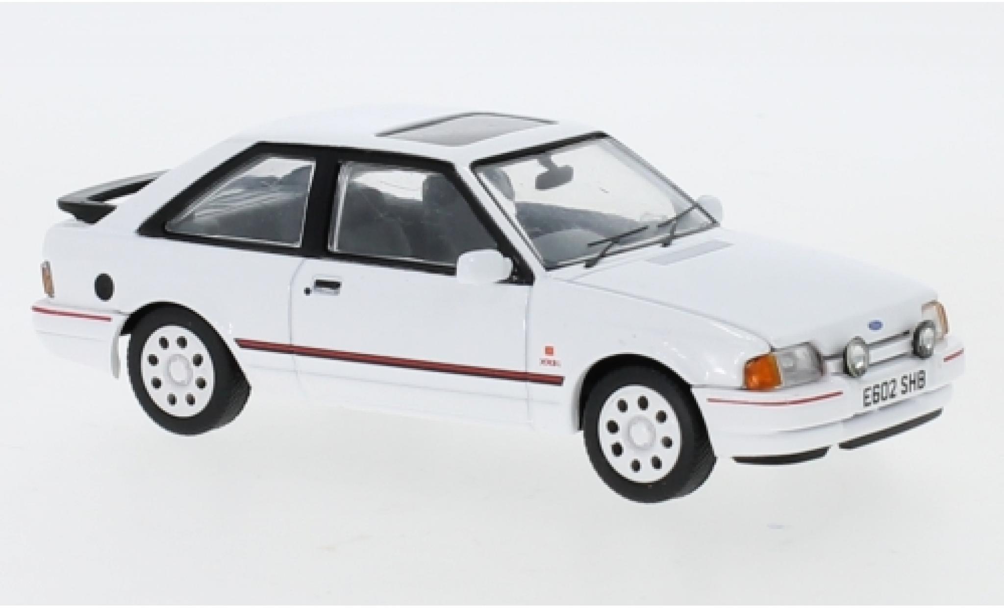 Ford Escort 1/43 Vanguards MkIV XR3i wit RHD 1987 modelauto