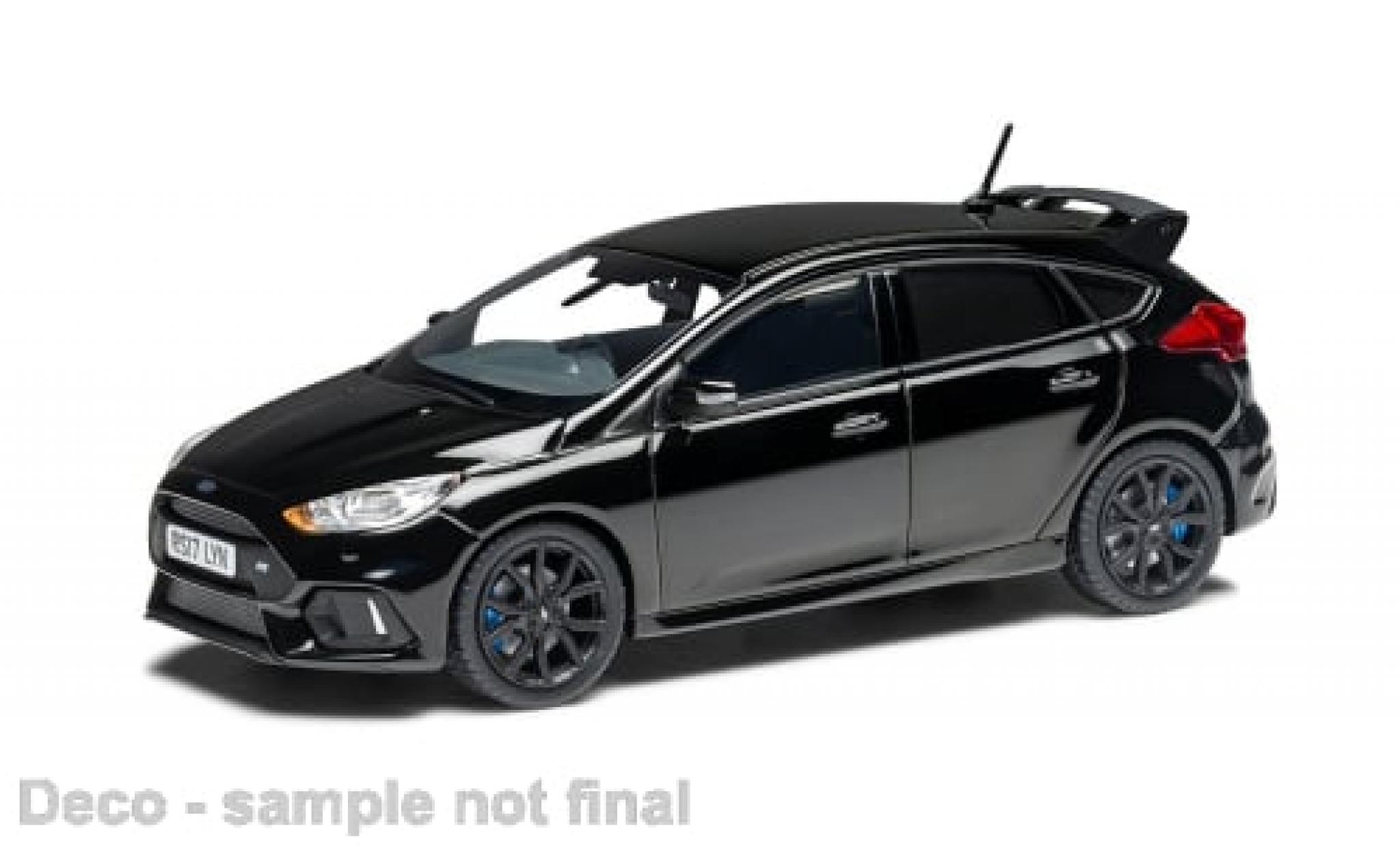 Ford Focus 1/43 Vanguards MK III RS zwart RHD 1:43 modelauto
