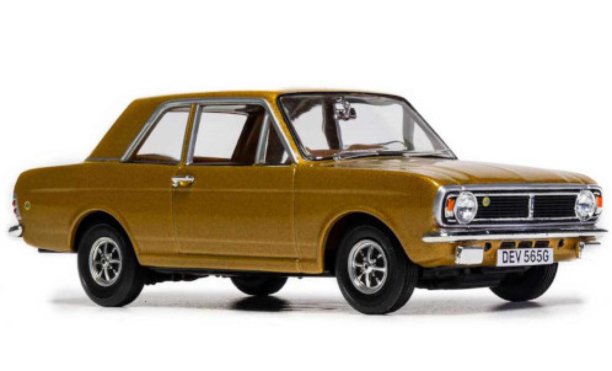 Ford Lotus 1/43 Vanguards Cortina MkII gold RHD Colin Chapman modelauto
