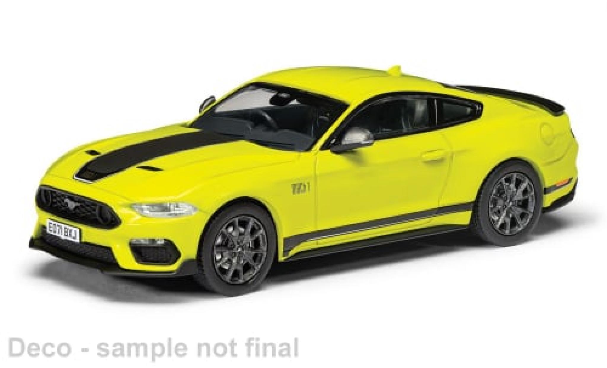 Ford Mustang 1/43 Vanguards Mach 1 geel RHD 1:43 modelauto