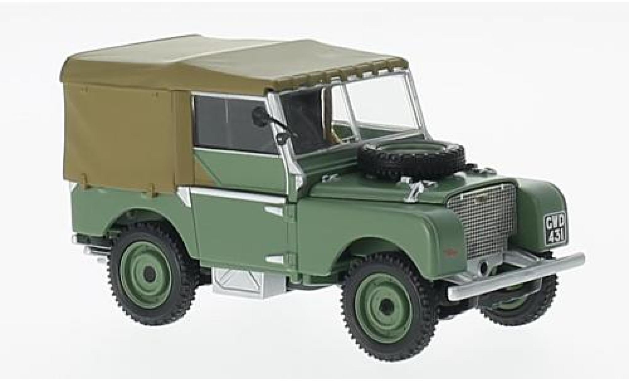 Land Rover Series 1 1/43 Vanguards groen/oliv RHD 1st road registered modelauto